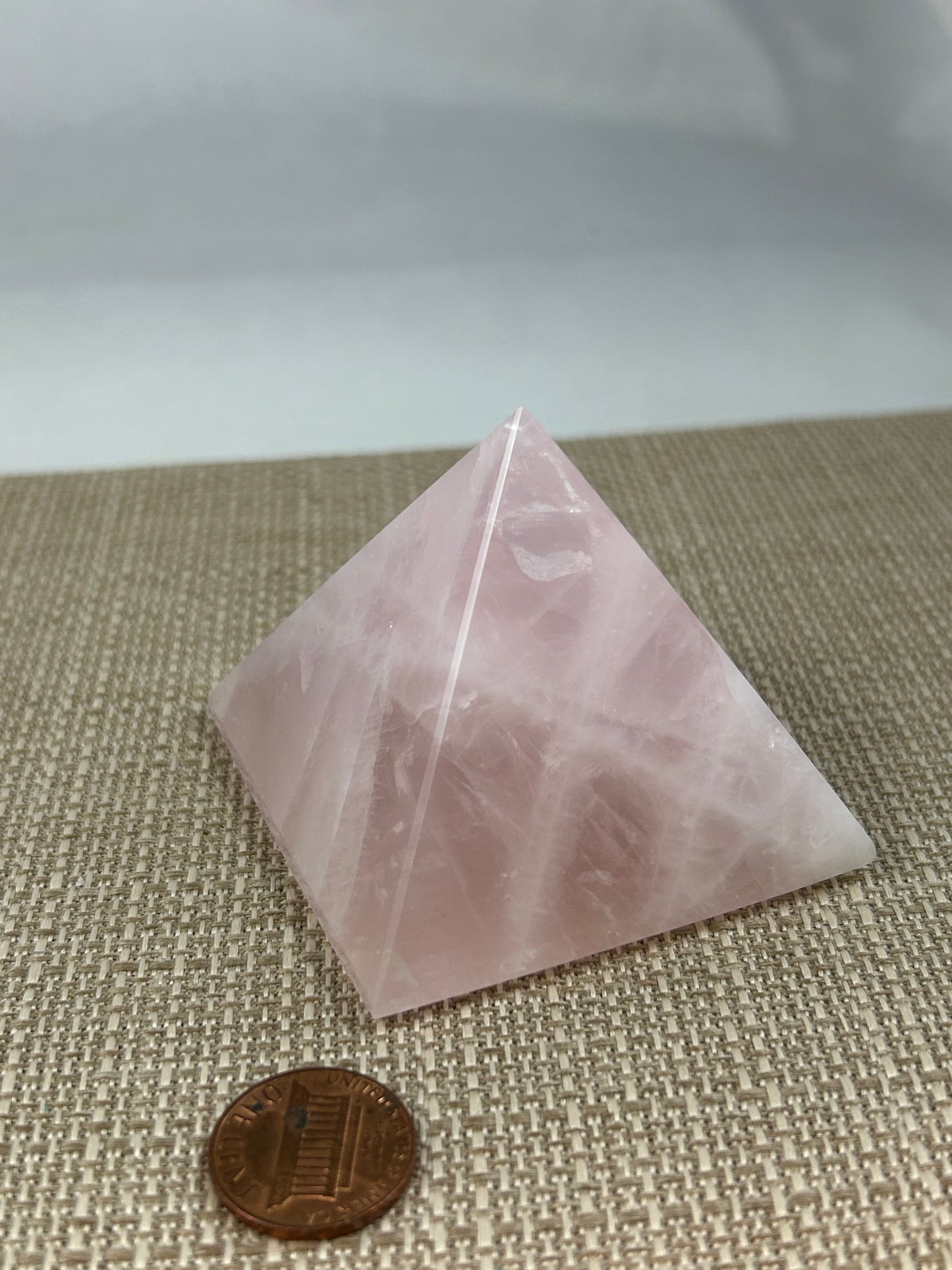 Rose Quartz Pyramid
