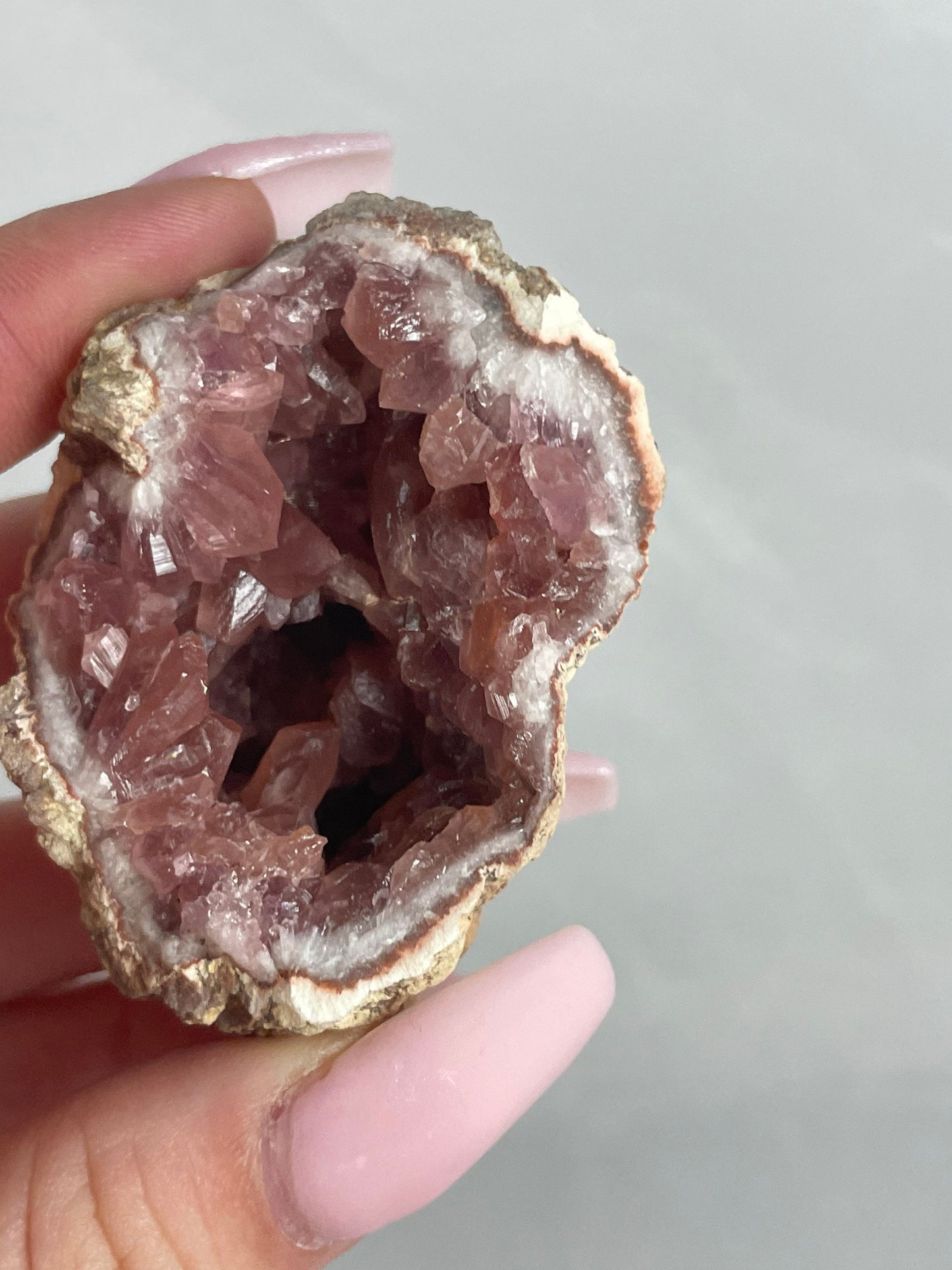 Raw Cobalto Calcite Geode