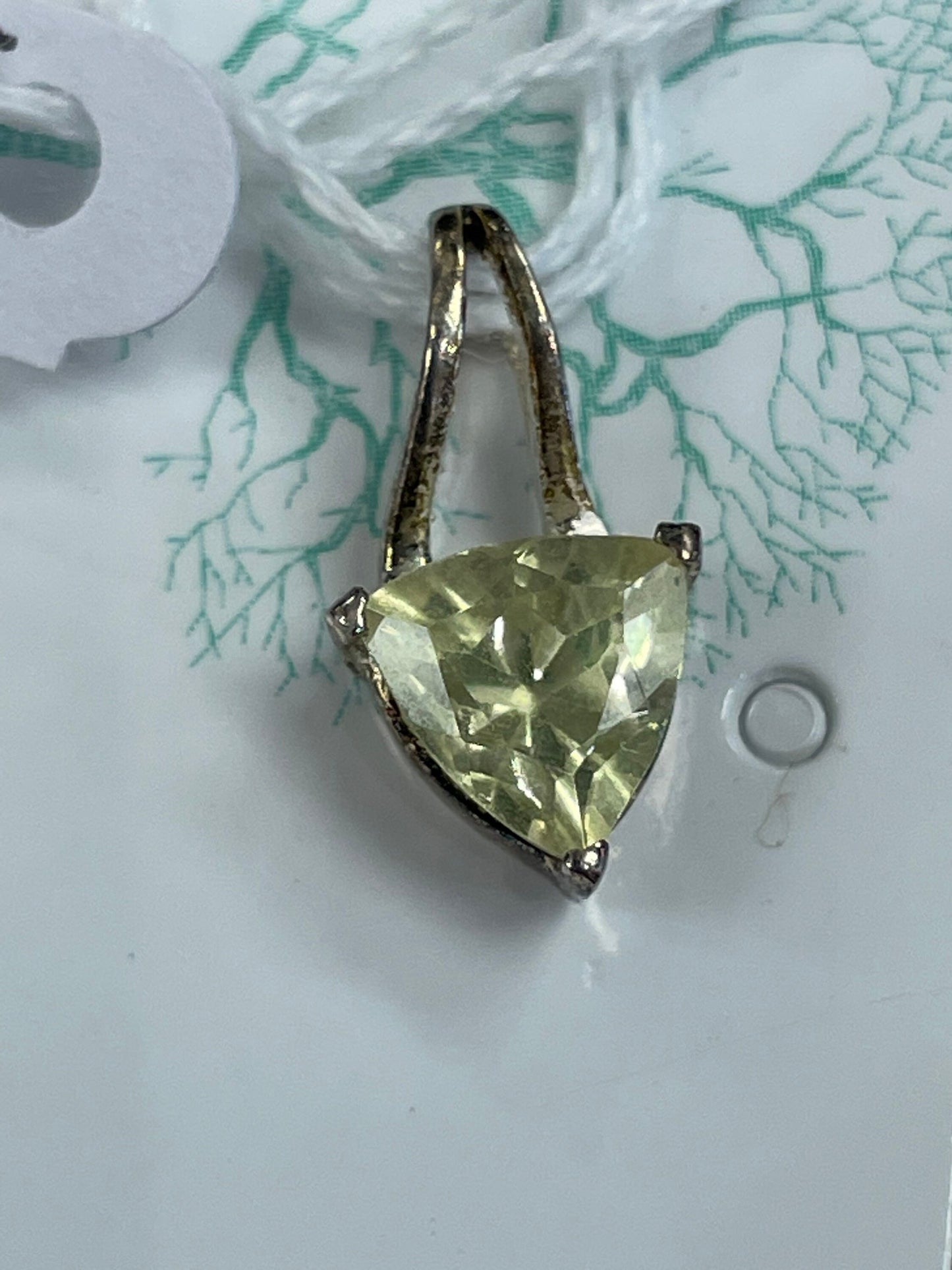 Small Lemon Quartz Pendant