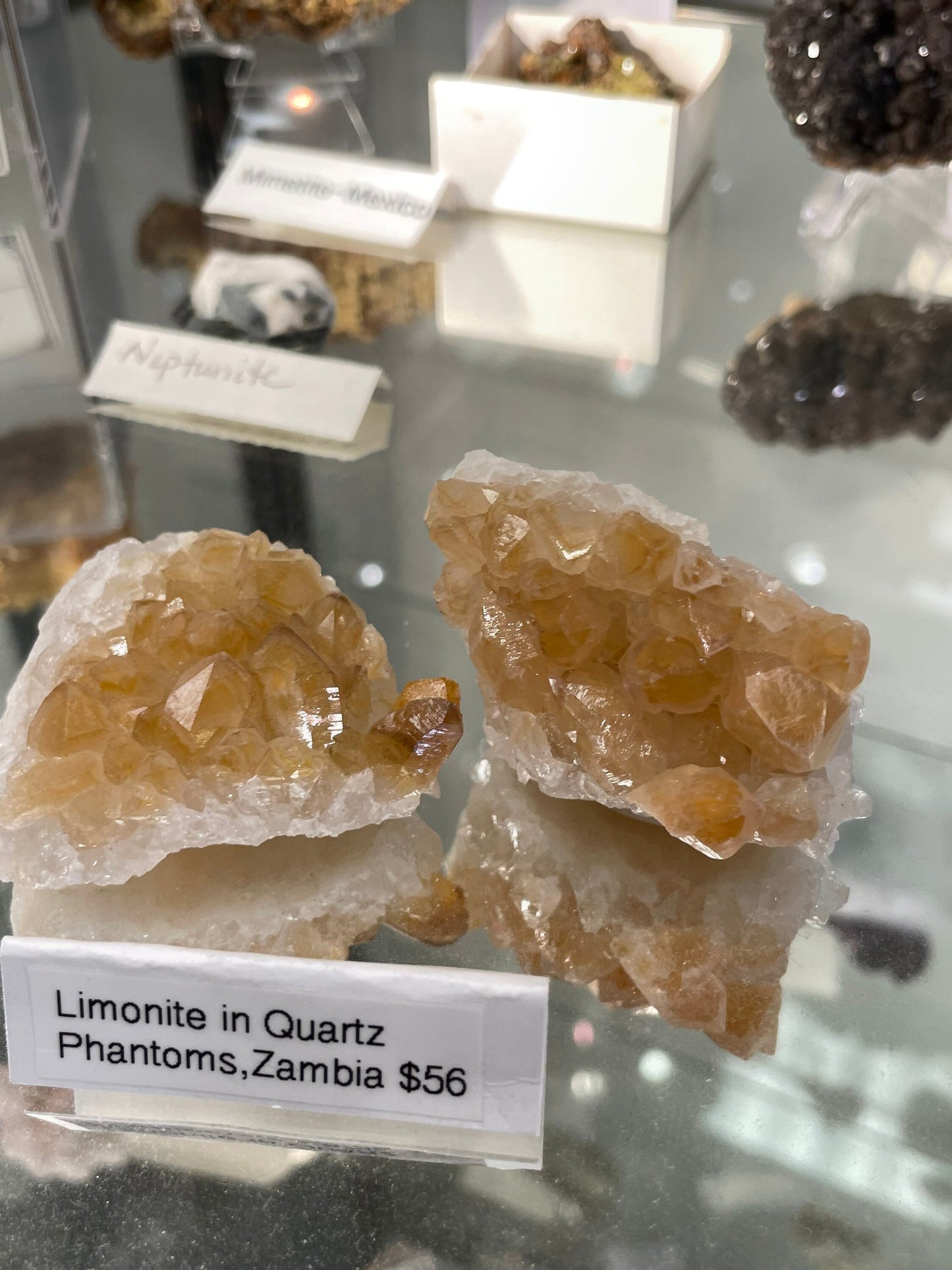 Limonite in Quartz