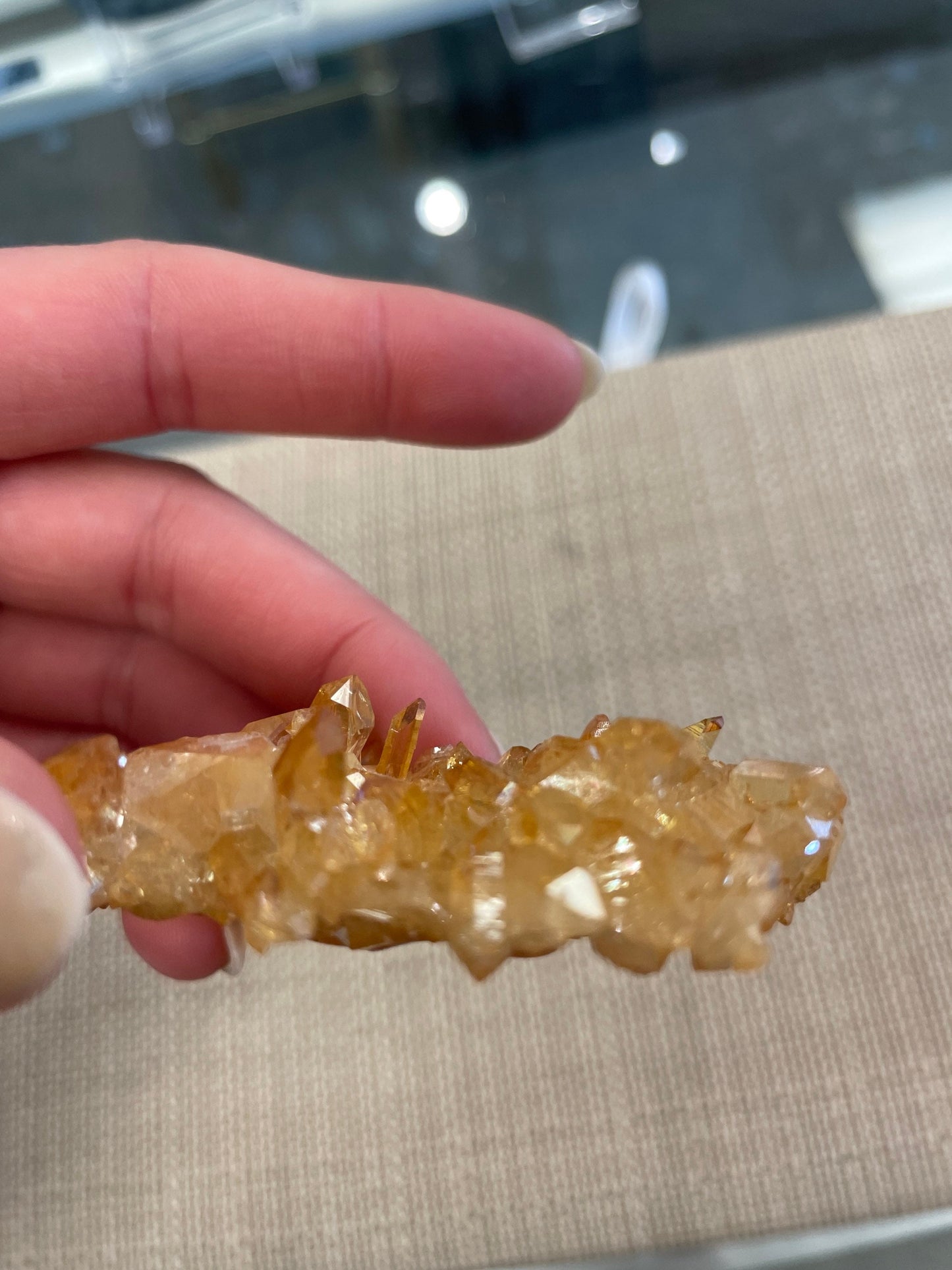 Sunrise Mist Quartz Cluster #3