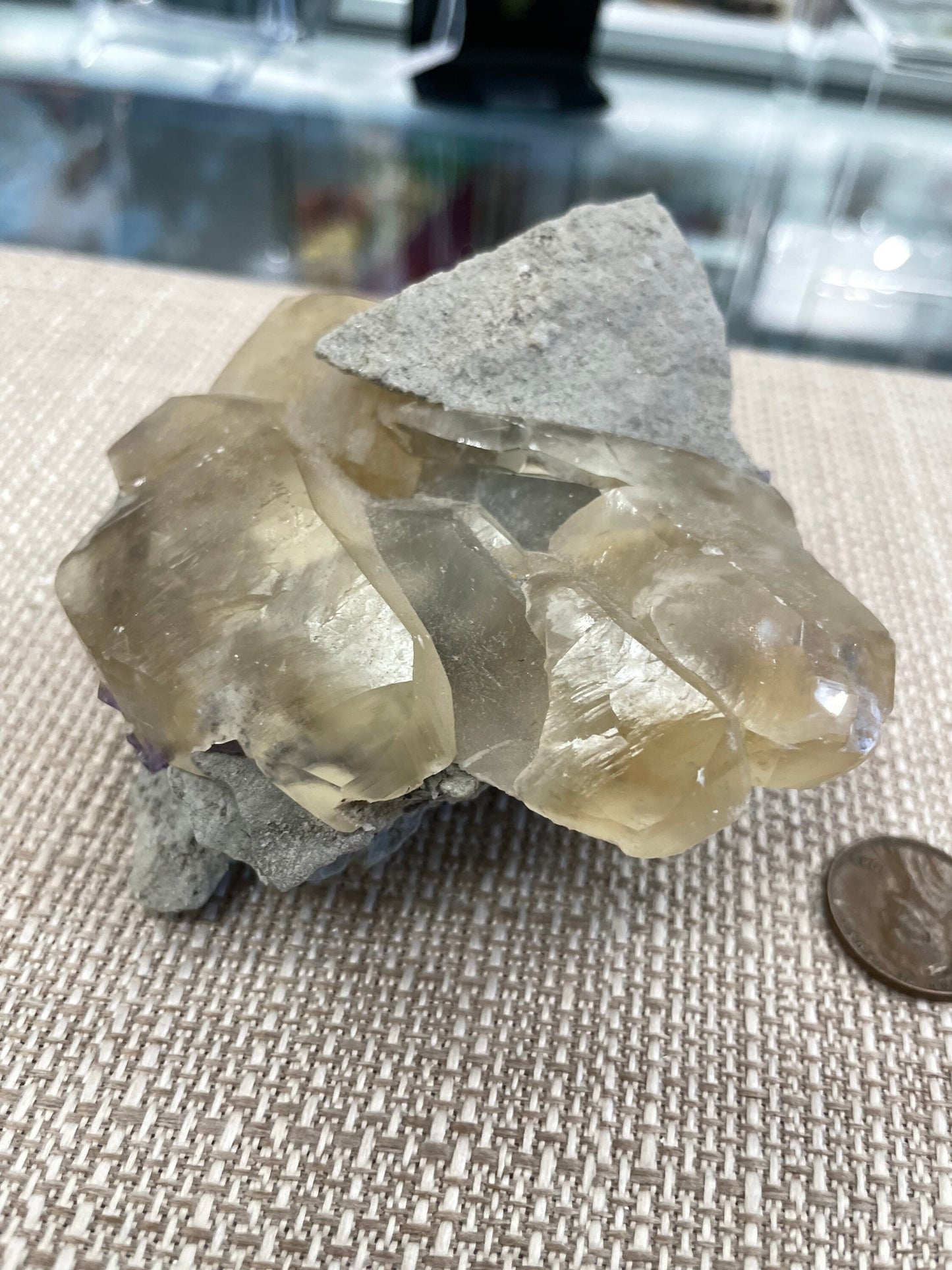Calcite with Fluorite Specimen