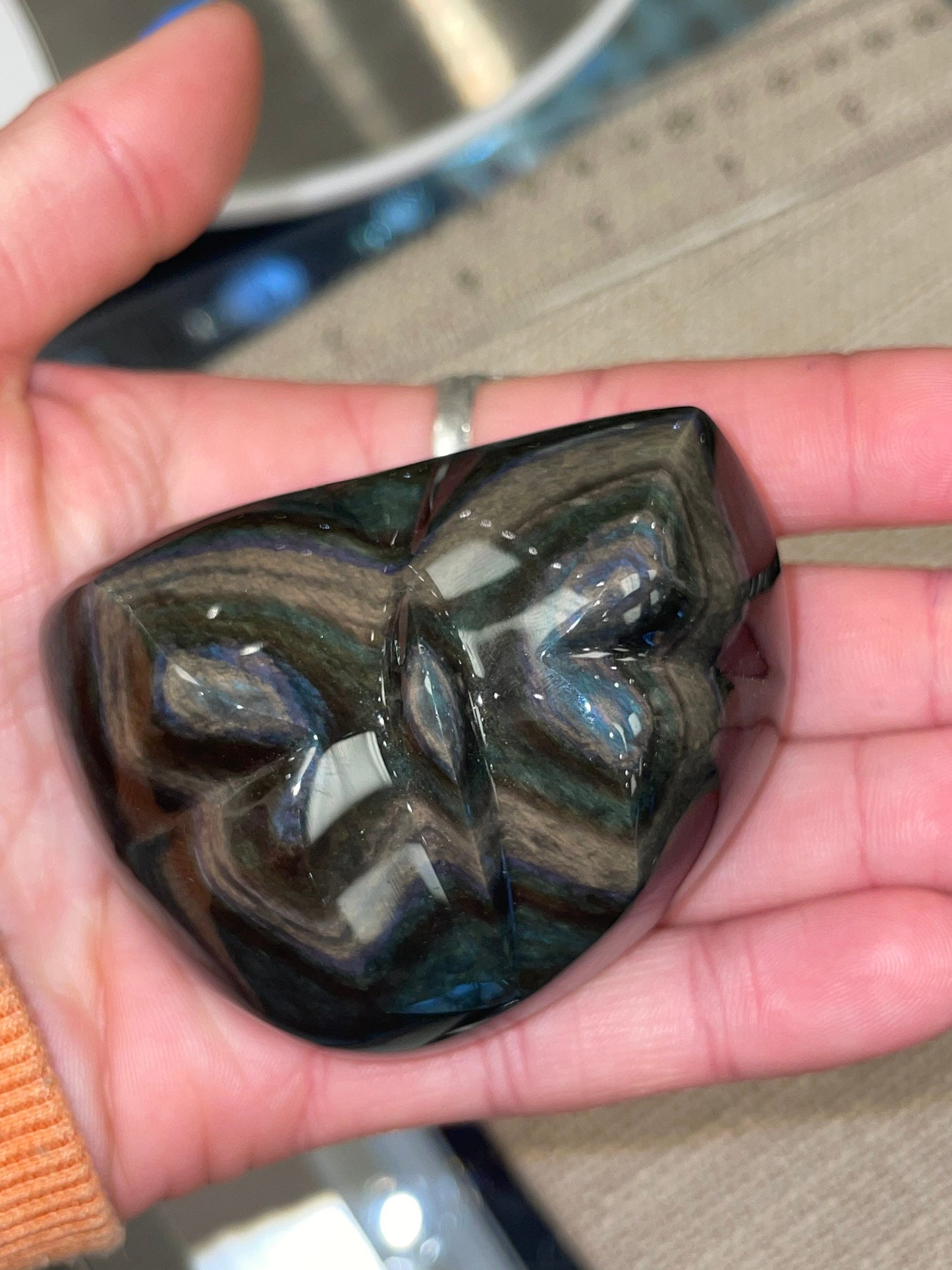 Rainbow Obsidian Butterfly