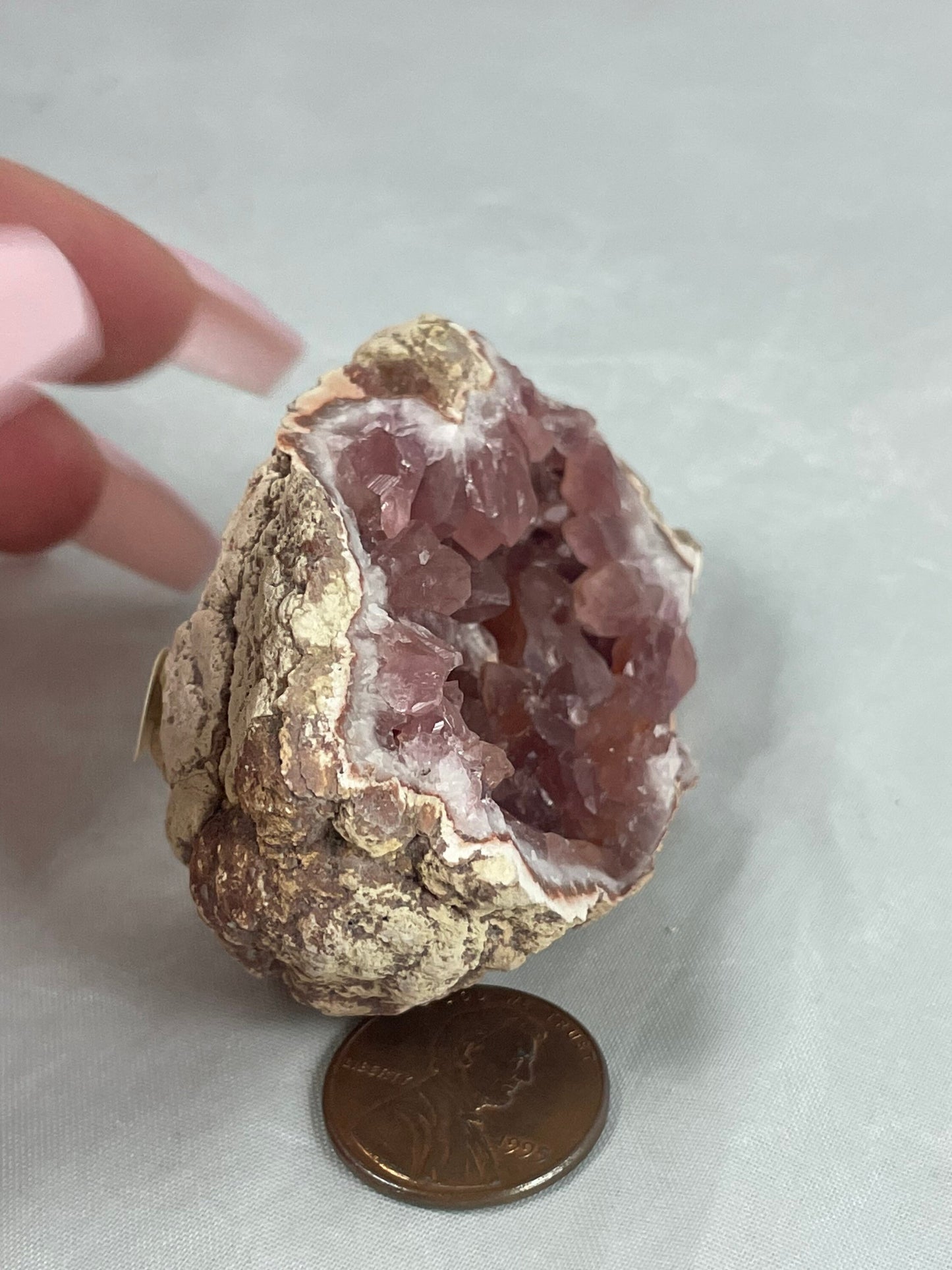 Raw Cobalto Calcite Geode