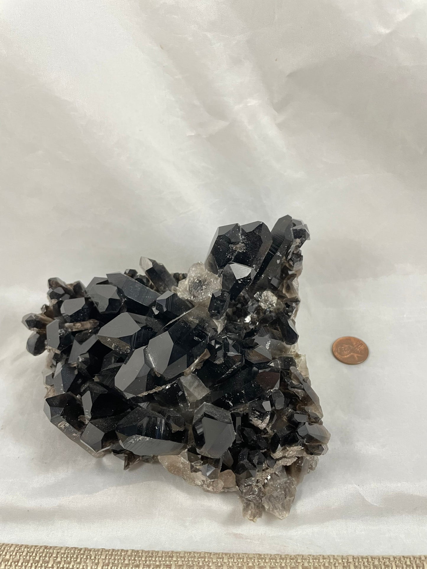 Large Smoky Quartz Cluster