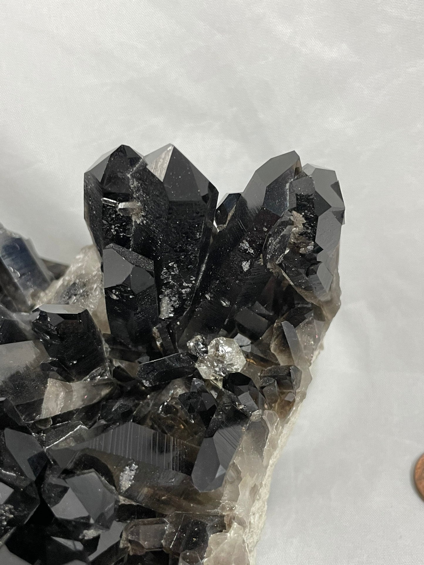 Large Smoky Quartz Cluster
