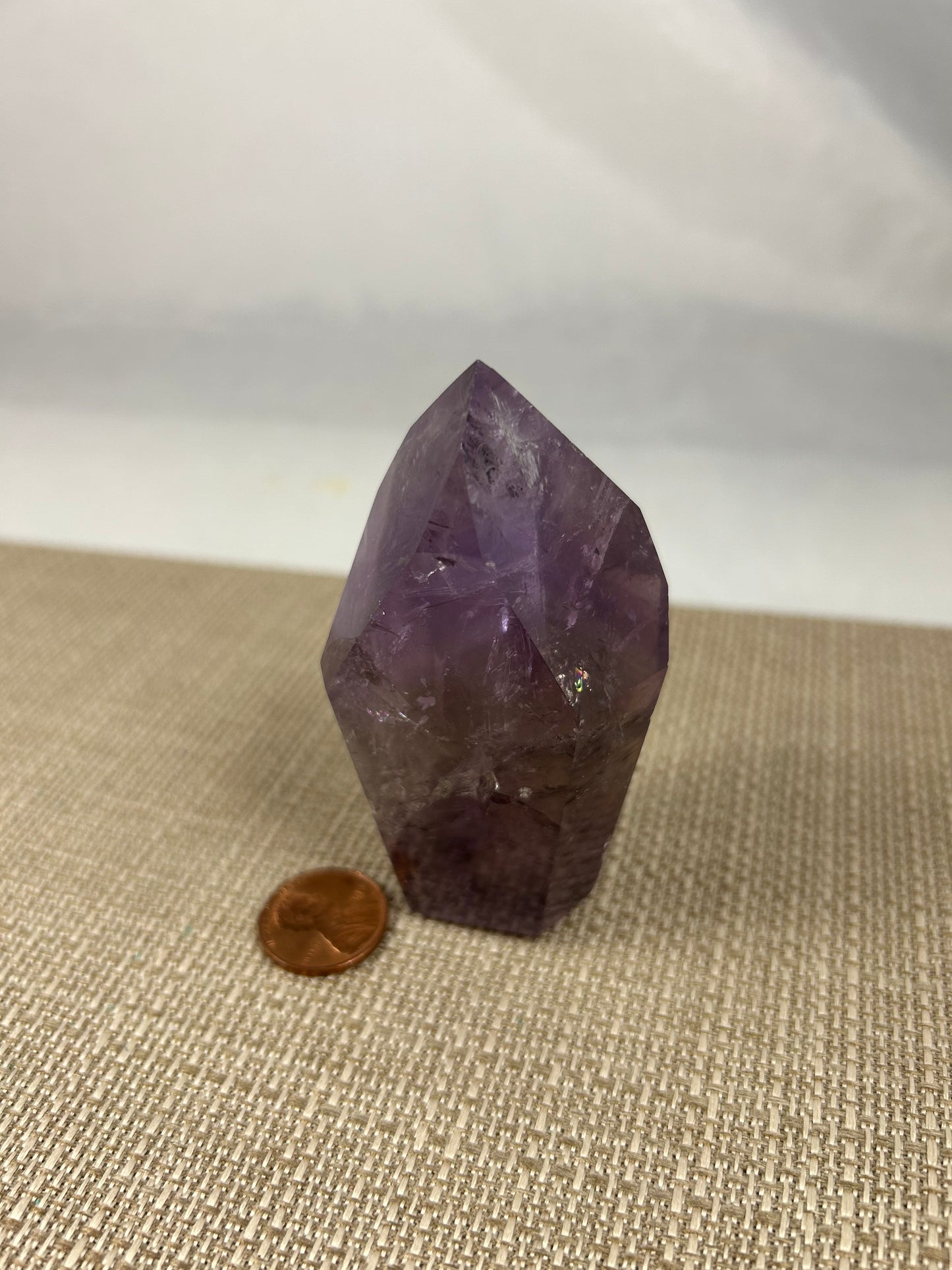 Carved Amethyst Point