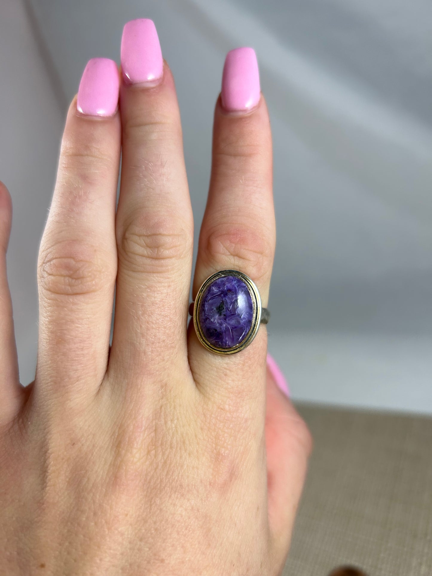 Charoite Ring