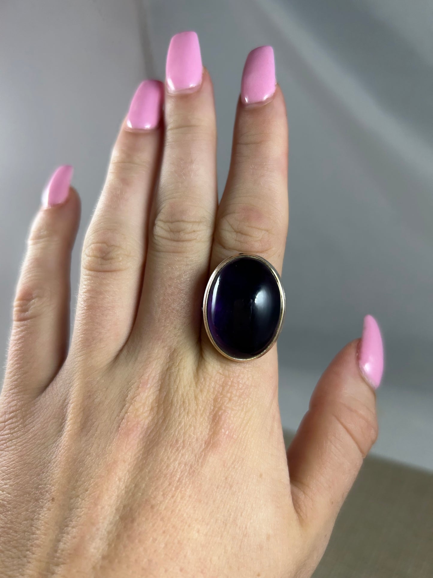 Amethyst Statement Ring