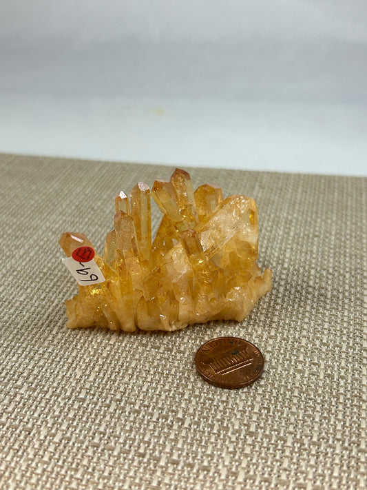 Sunrise Mist Quartz Cluster