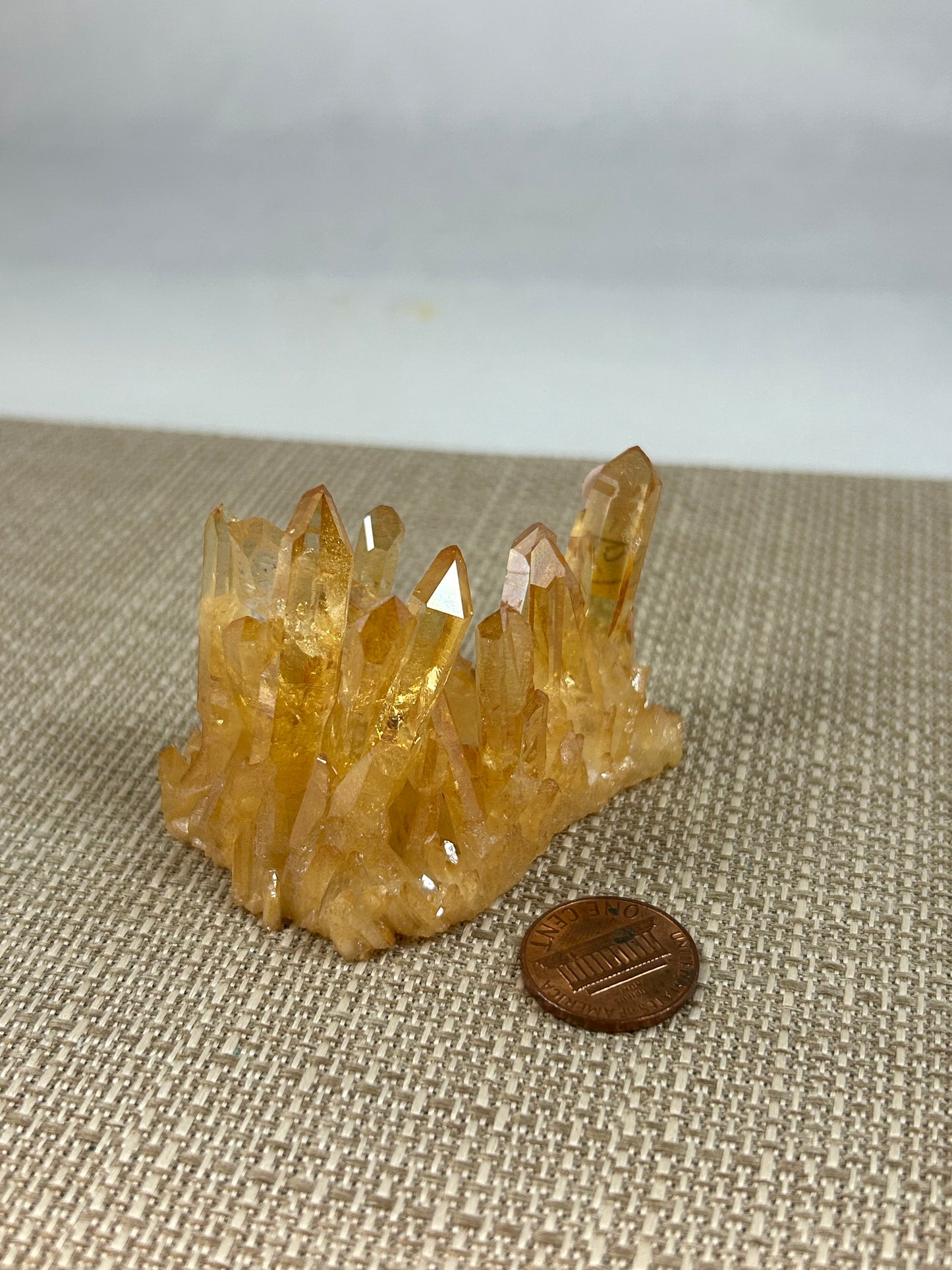 Sunrise Mist Quartz Cluster