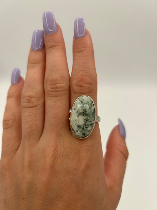 Tree Agate Ring