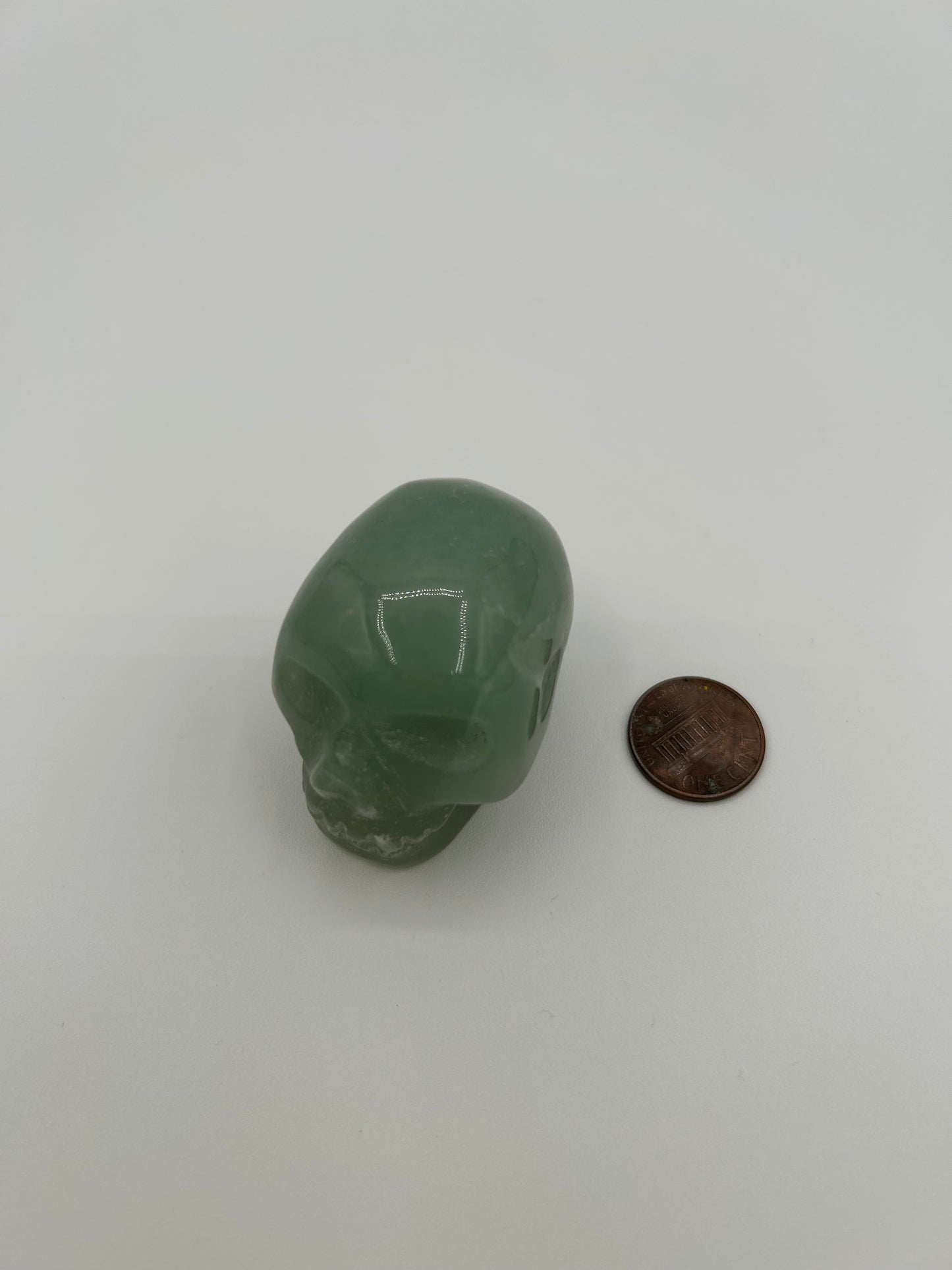 Green Aventurine Skull