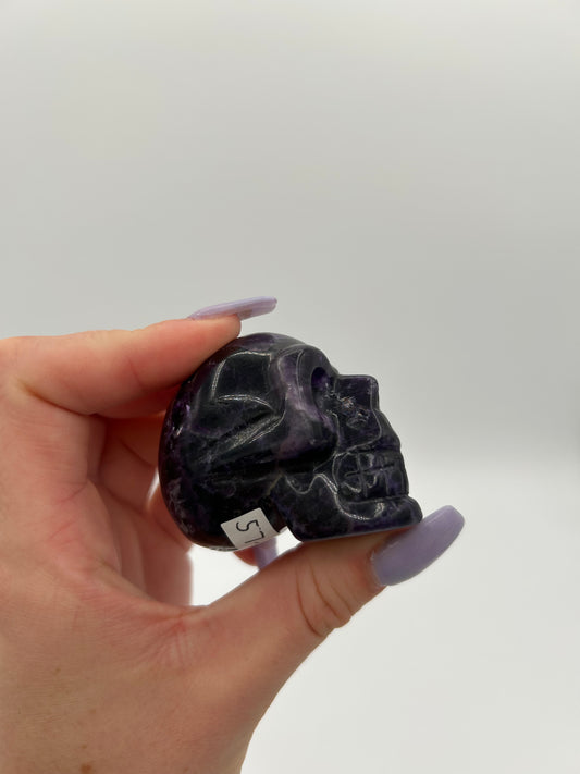 Amethyst Skull