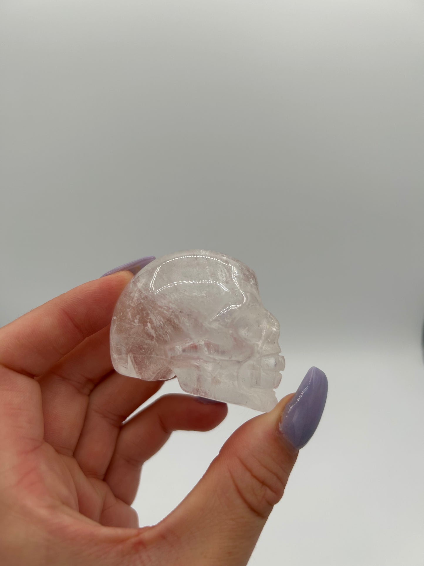 Clear Quartz Skull