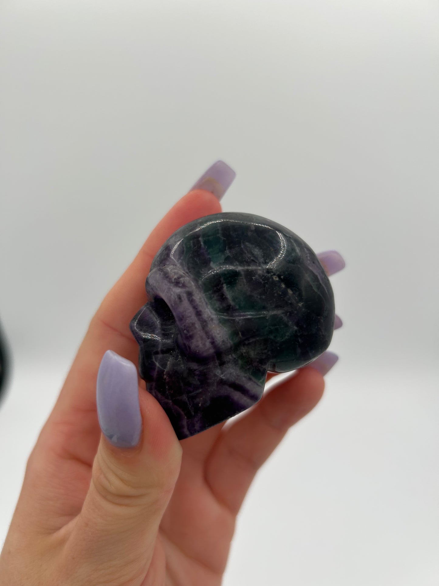 Fluorite Skull