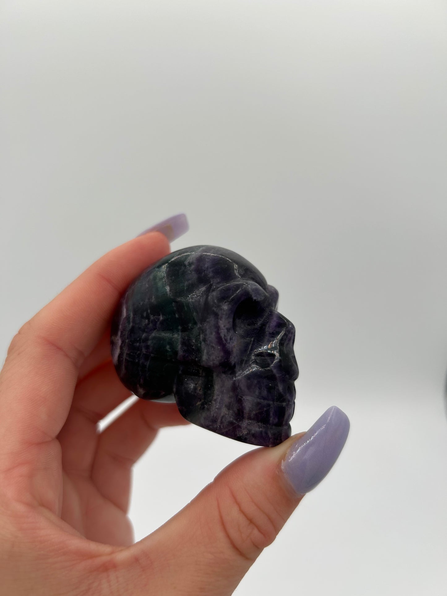 Fluorite Skull