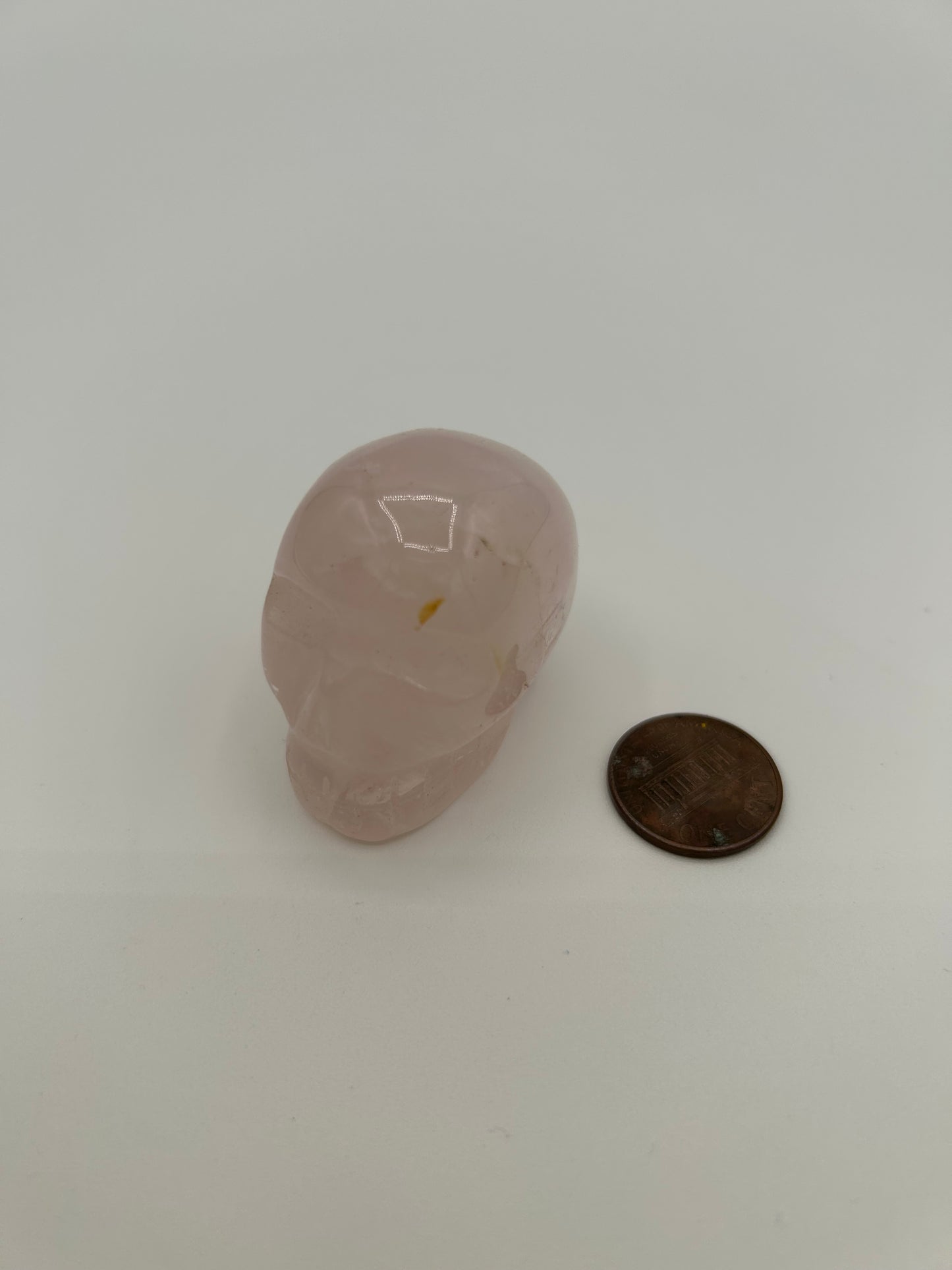 Rose Quartz Skull