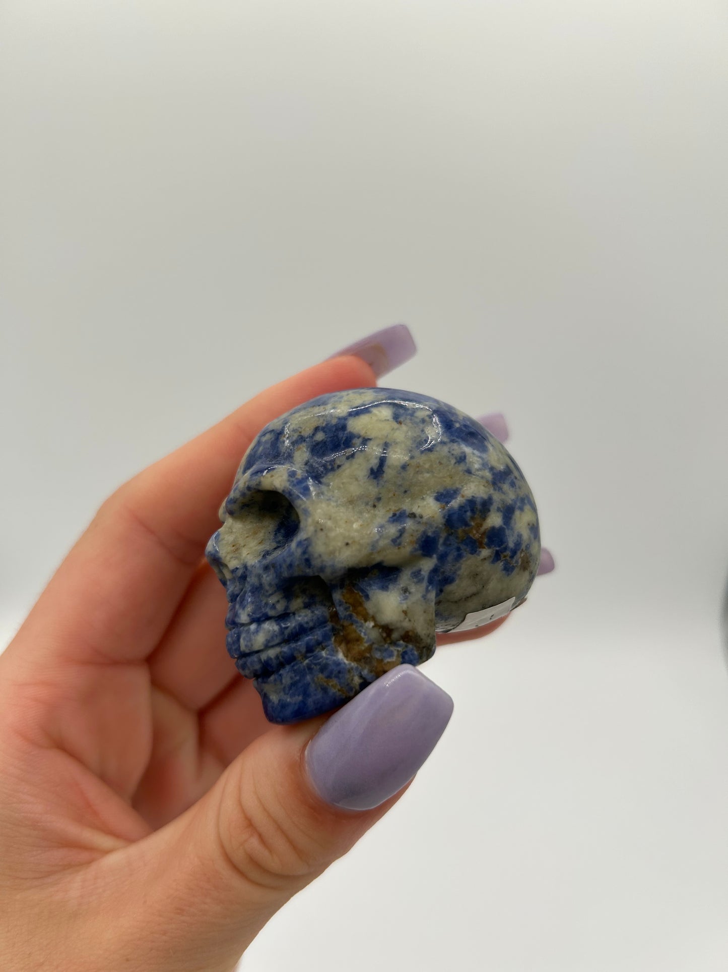 Sodalite Skull