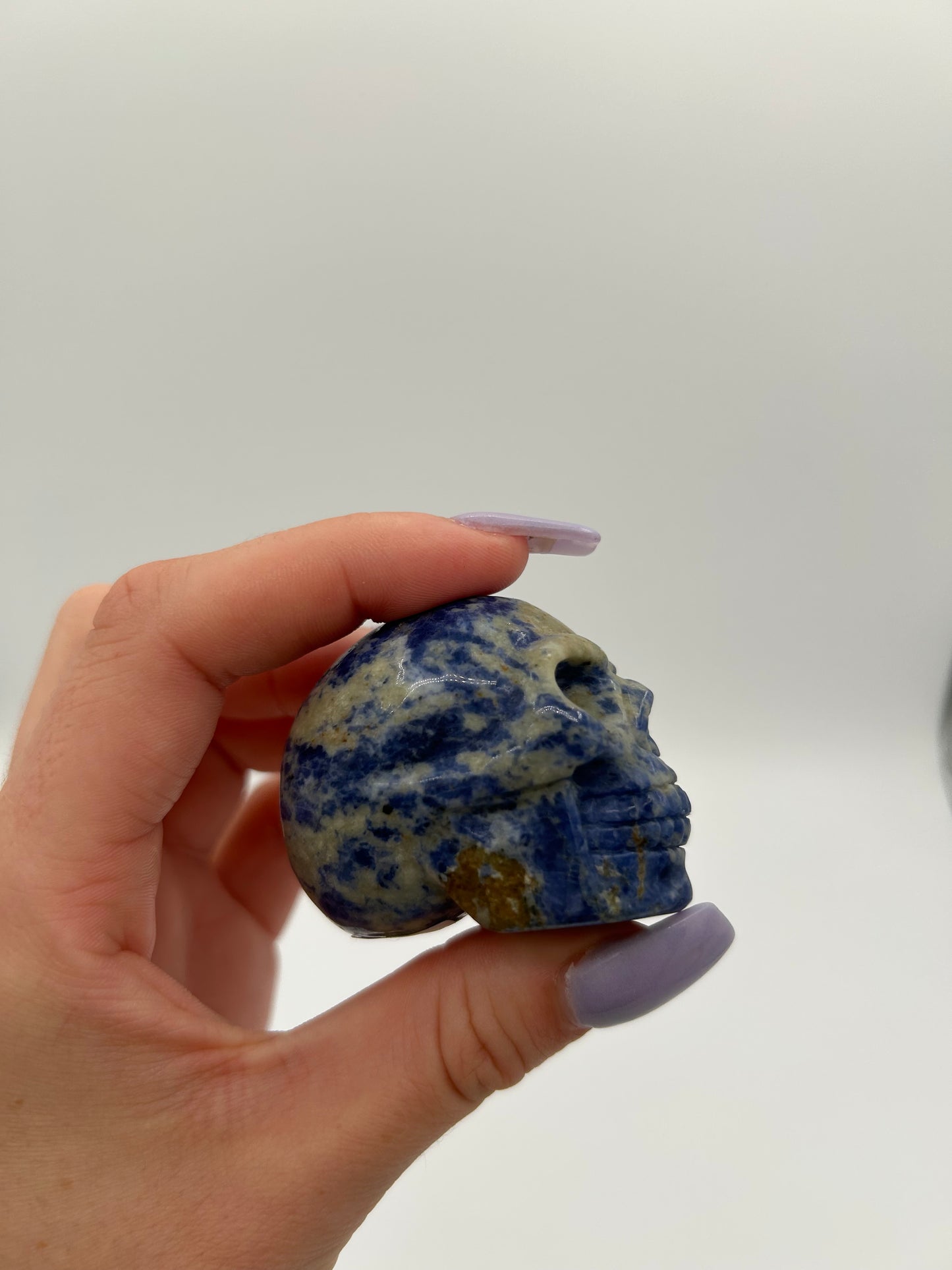 Sodalite Skull