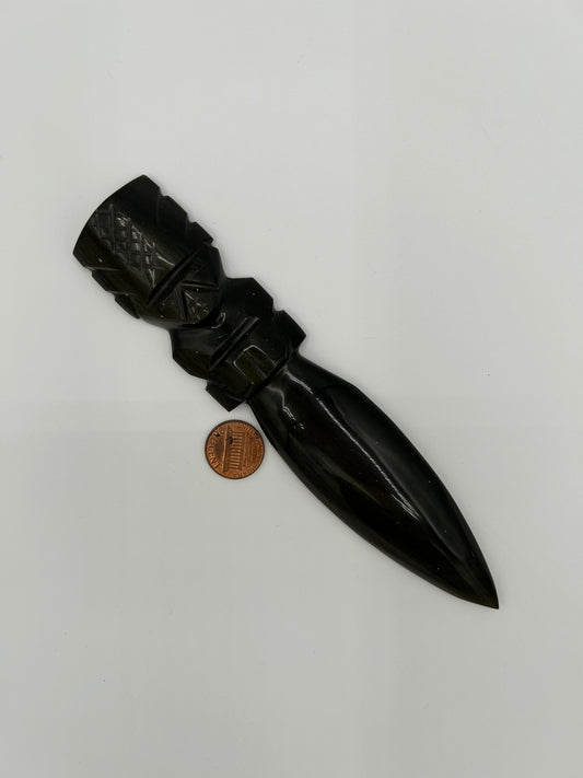 Goldsheen Obsidian Dagger