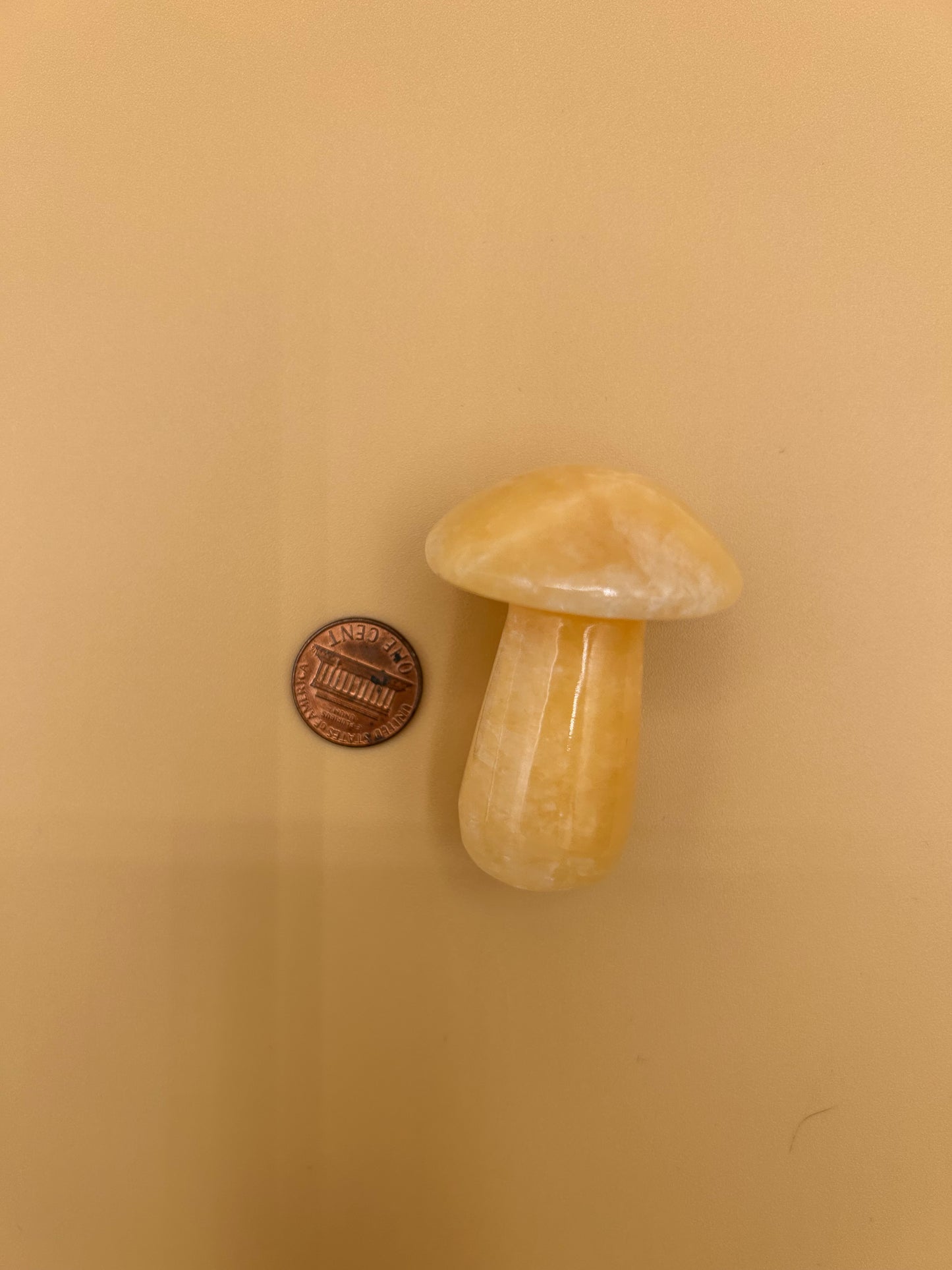 Orange Selenite Mushroom