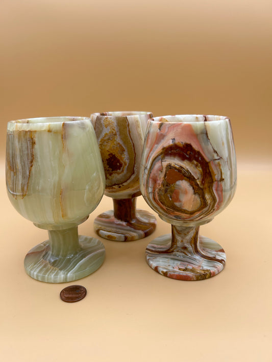 Large Onyx Chalices