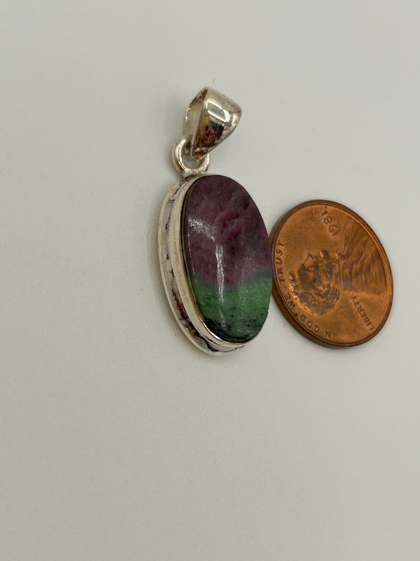 Ruby Zoisite Pendant