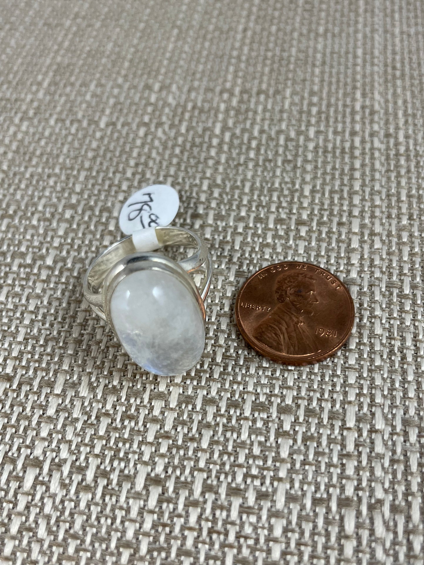 Rainbow Moonstone Ring