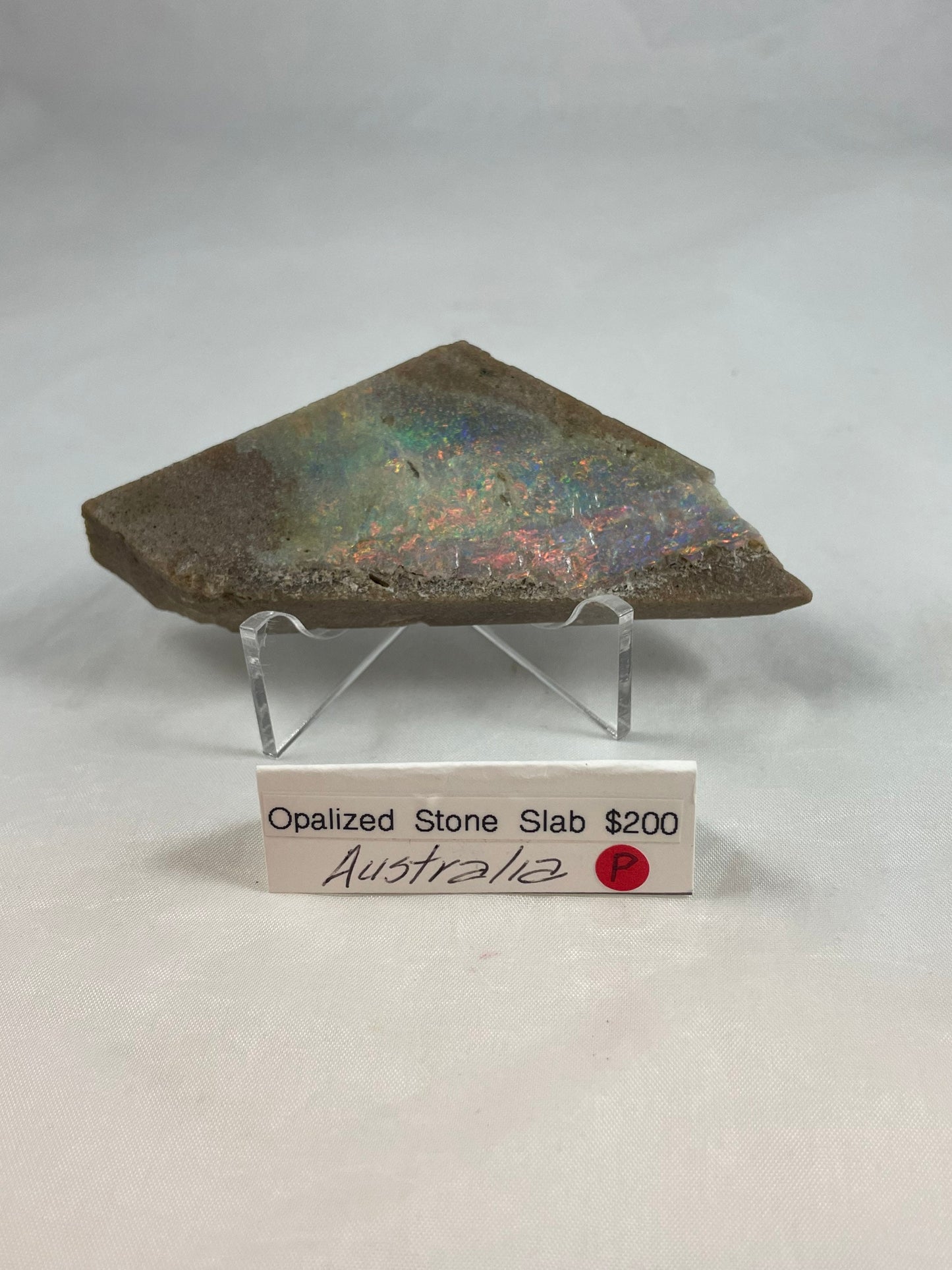 Opalized Stone Slab