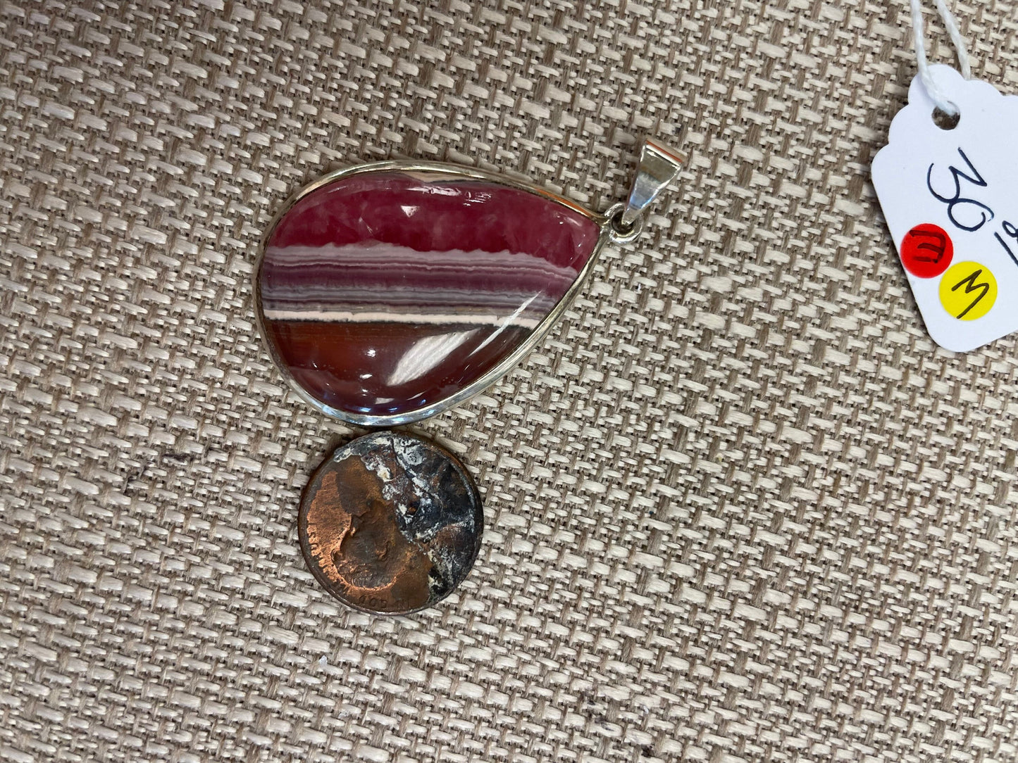 Rhodochrosite Pendant!