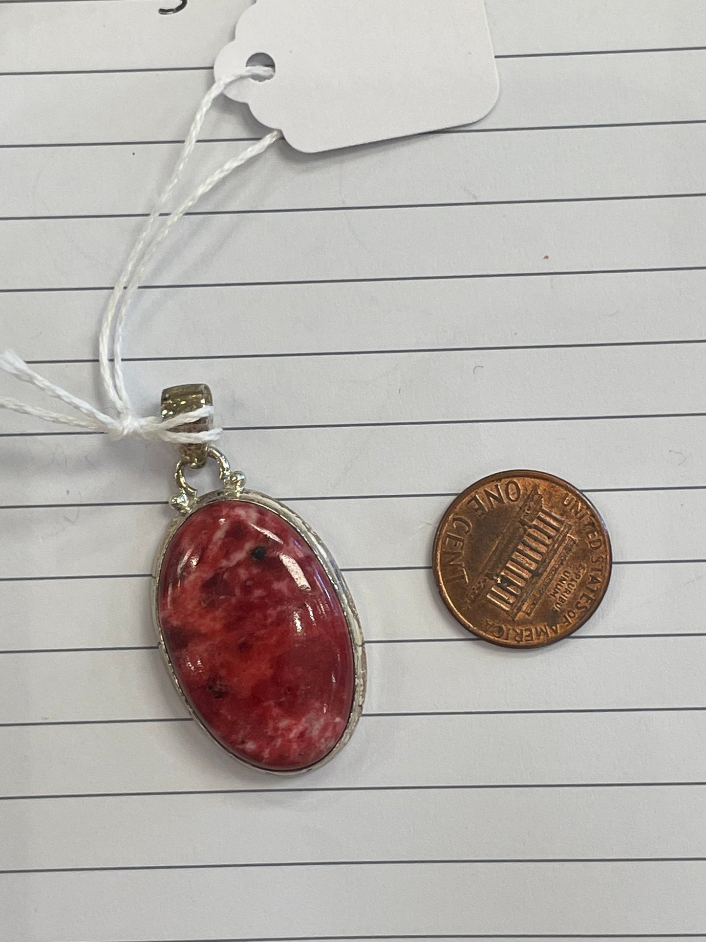 Thulite Pendant