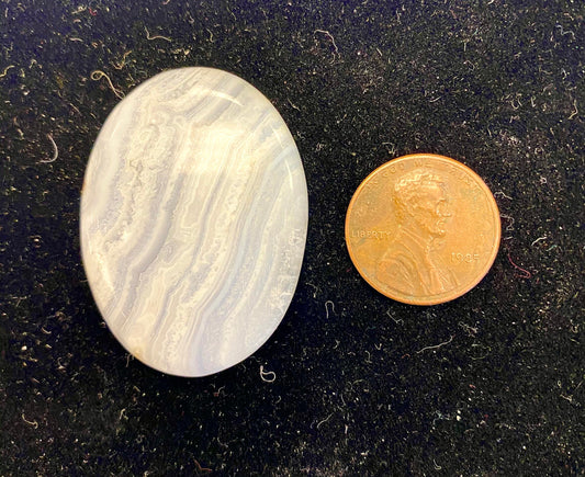 Blue Lace Agate Cabochon