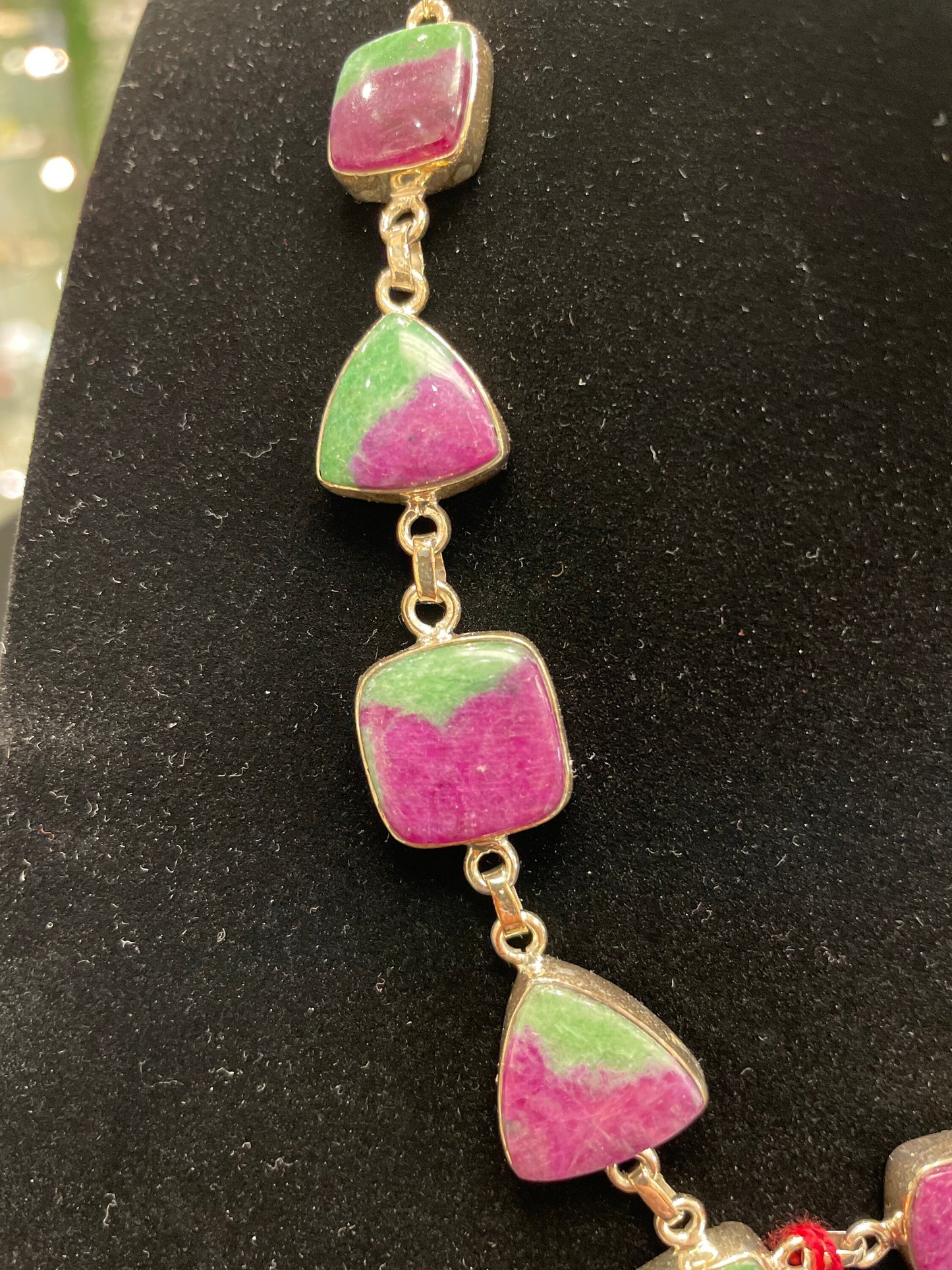 Ruby Zoisite Necklace