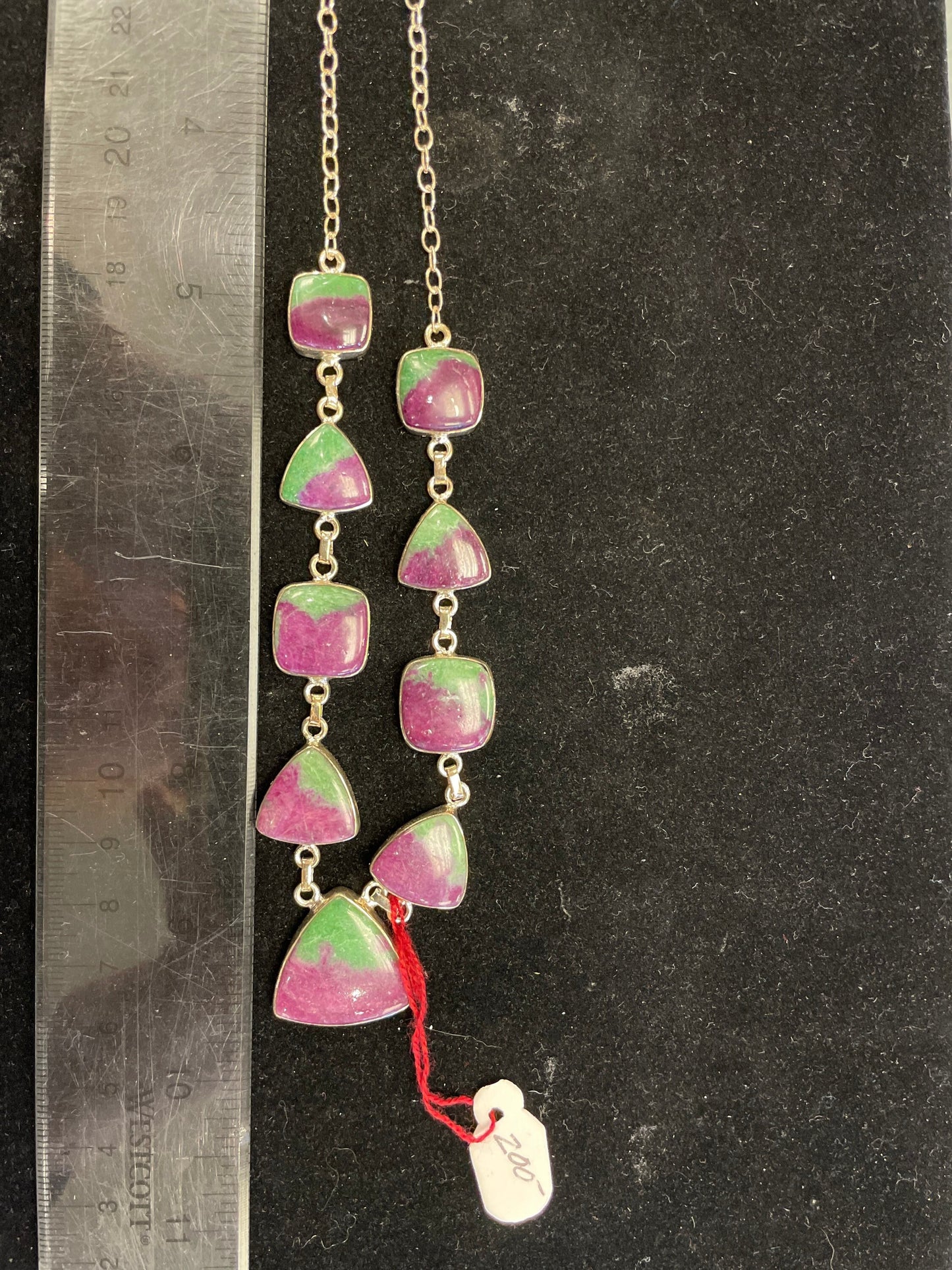 Ruby Zoisite Necklace