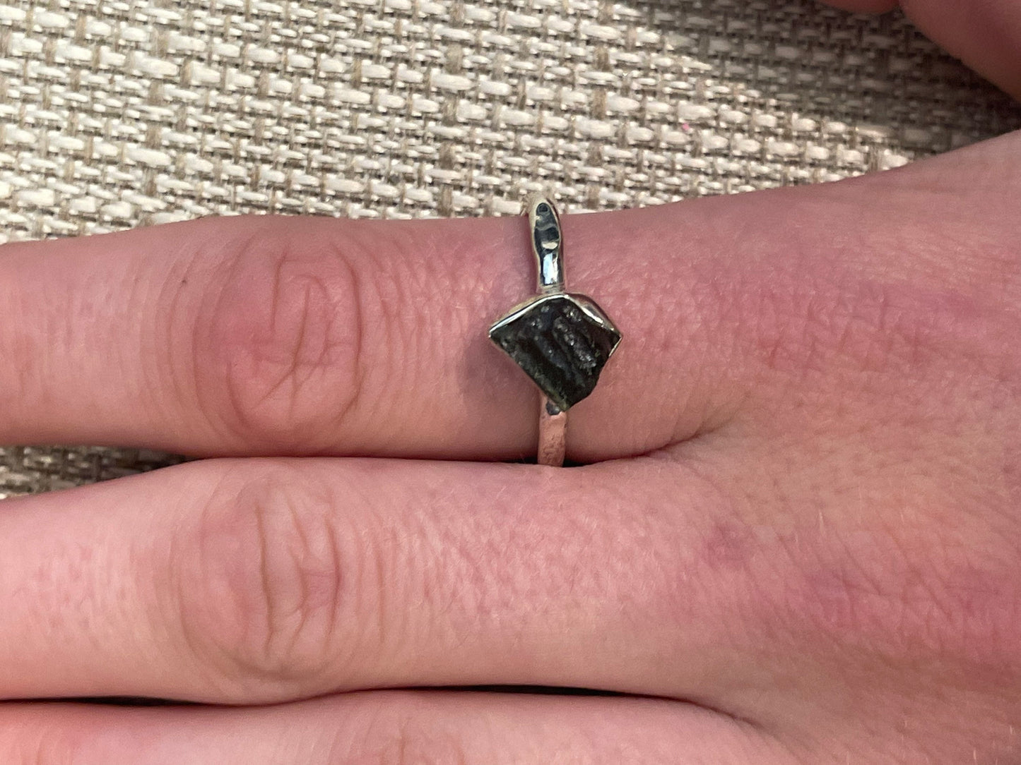 Moldavite Ring