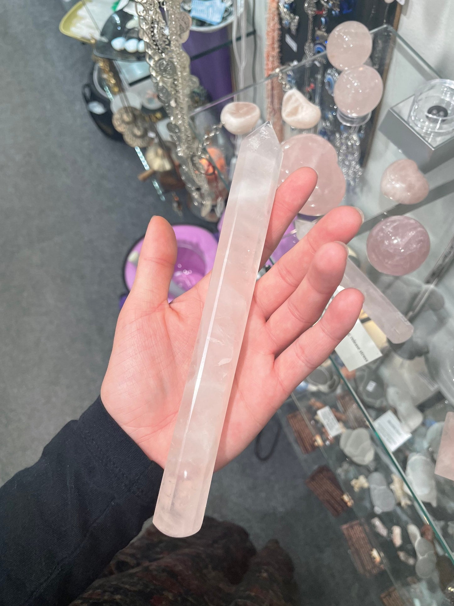 Rose Quartz Crystal Wands