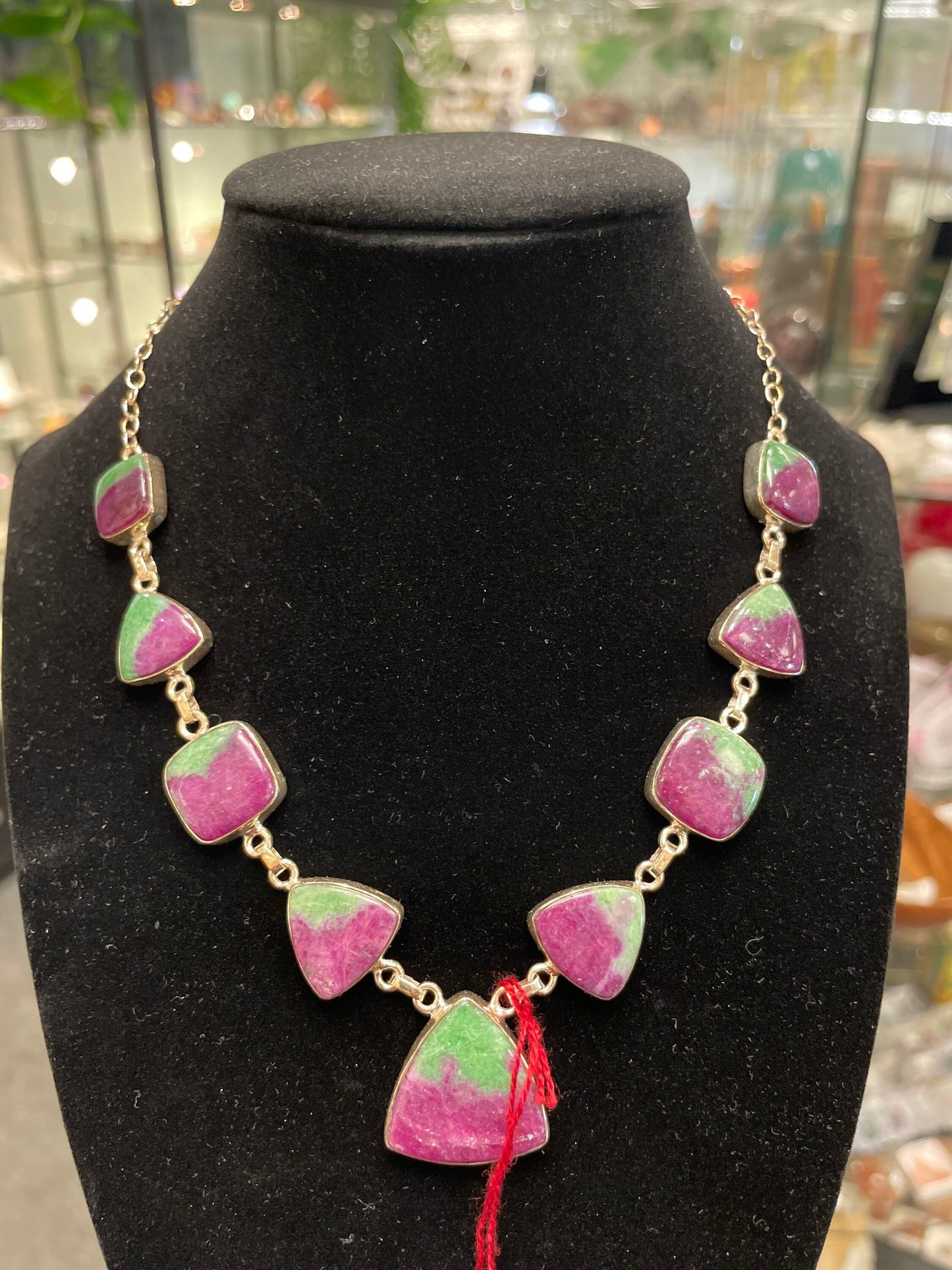 Ruby Zoisite Necklace