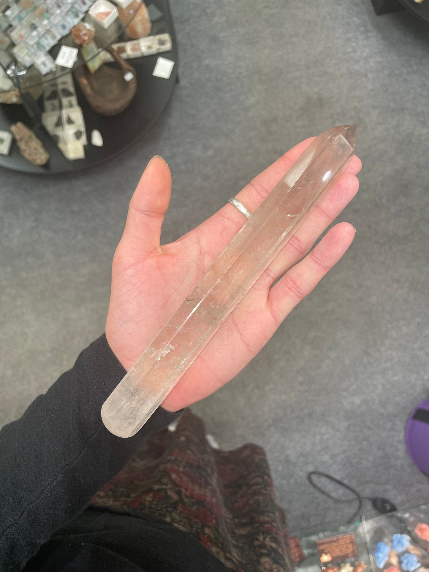 Smoky Quartz Crystal Wand