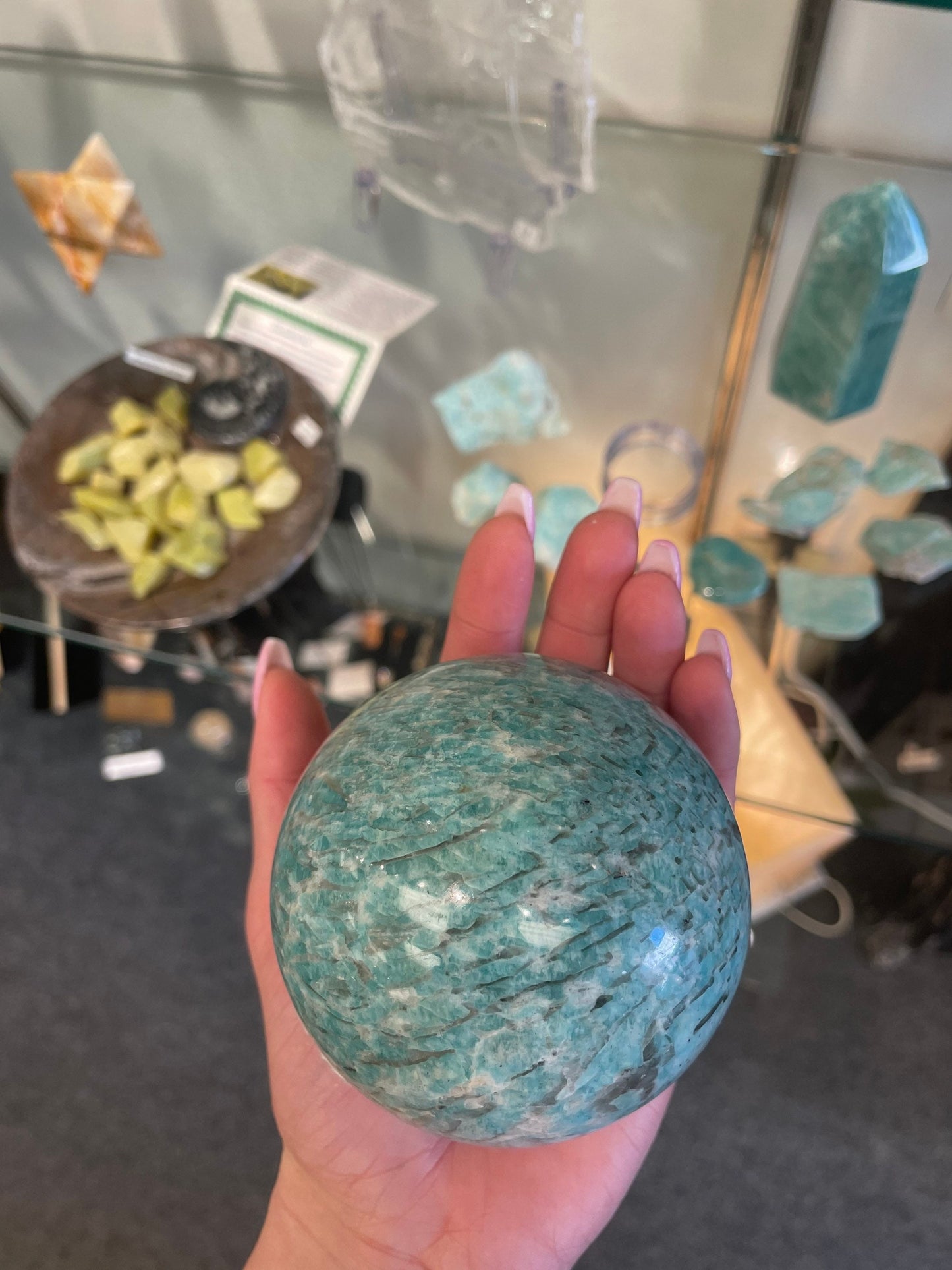 Amazonite Sphere