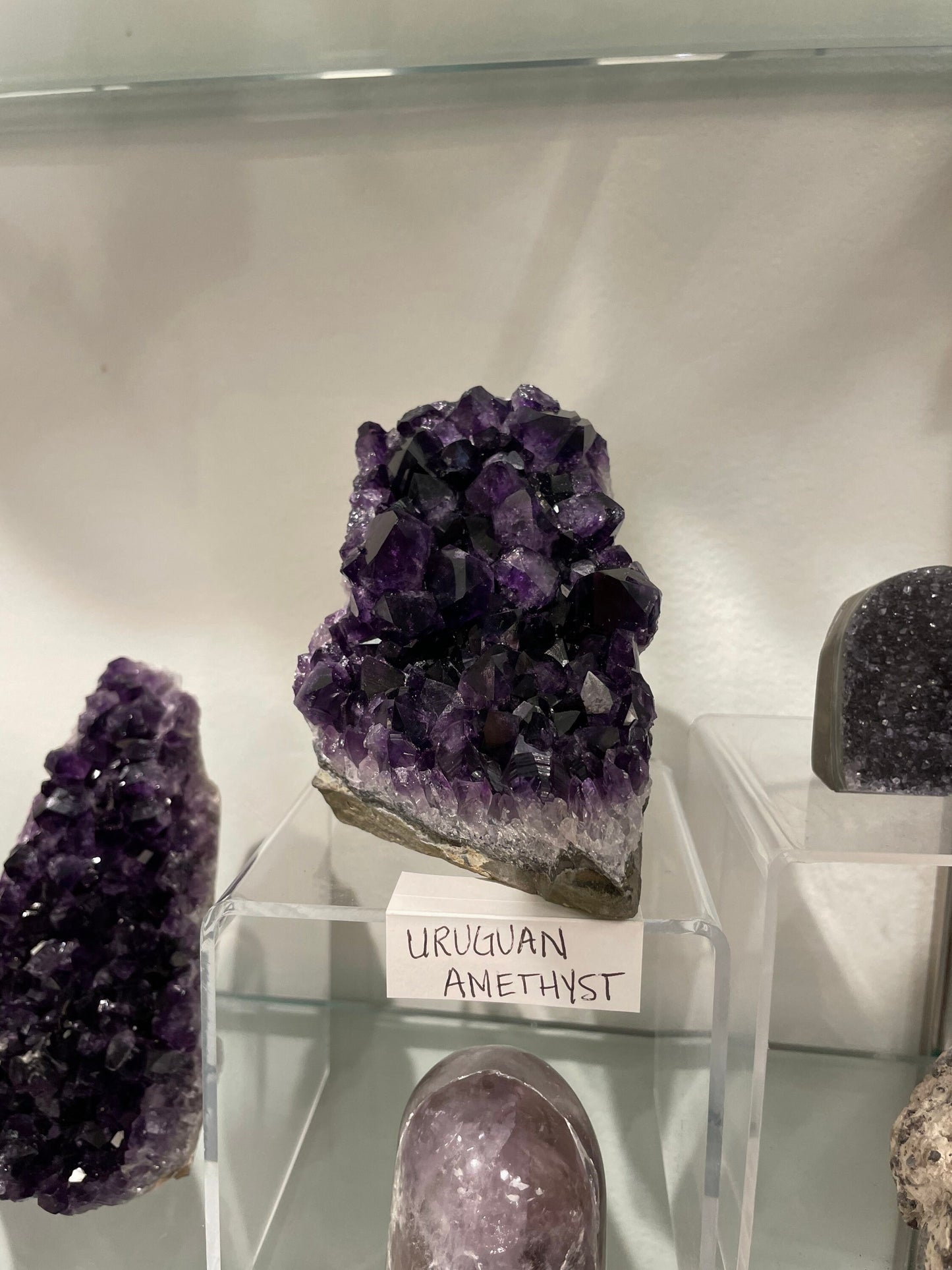 Amethyst Crystal Cut Base