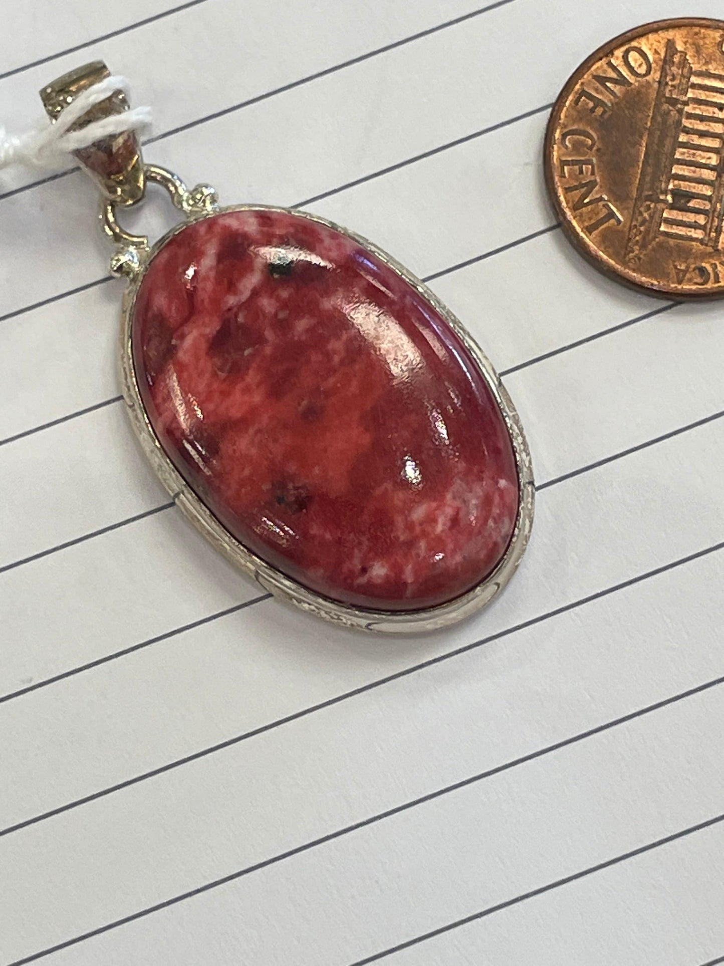 Thulite Pendant