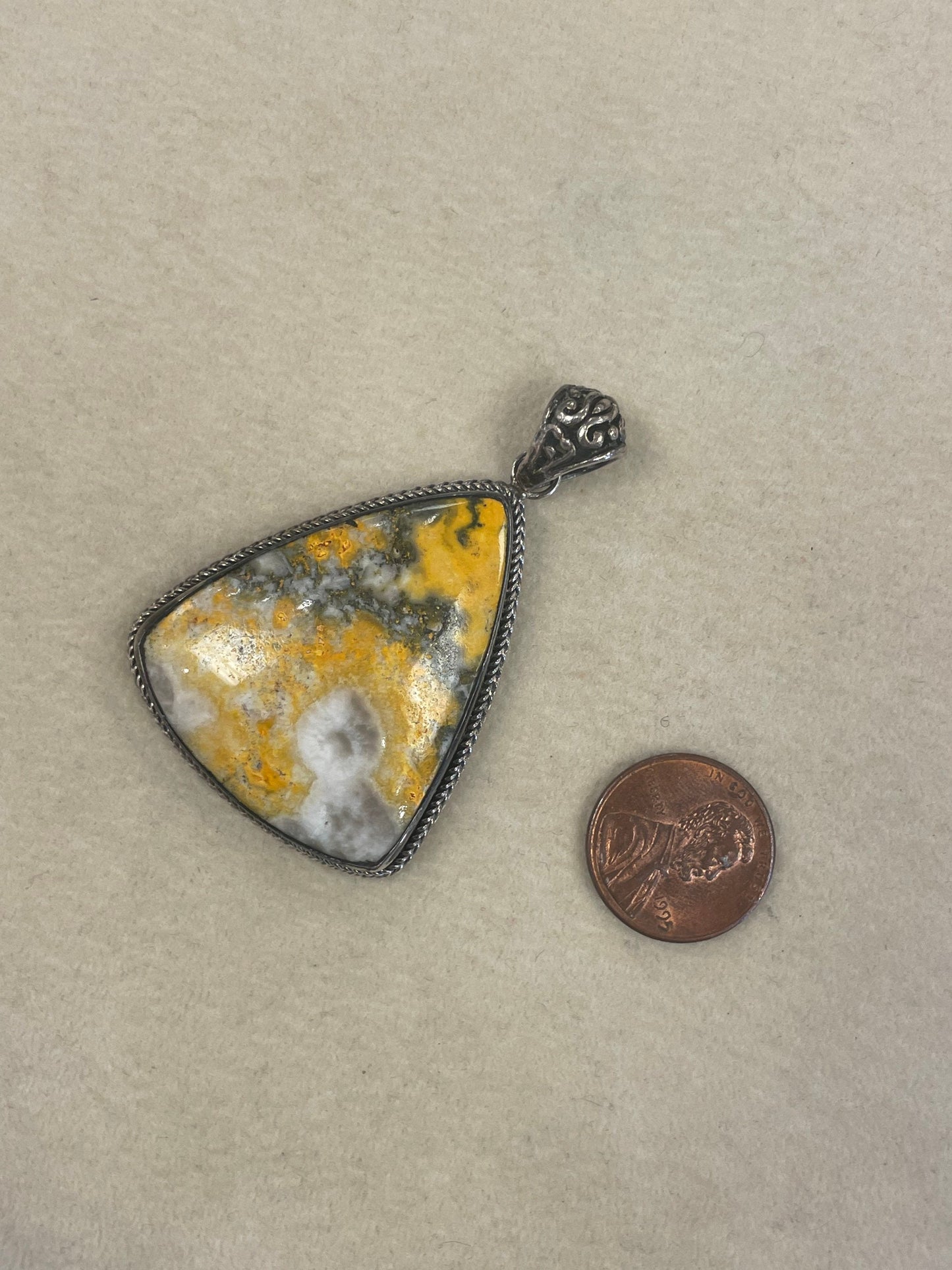 Bumblebee Jasper Pendant