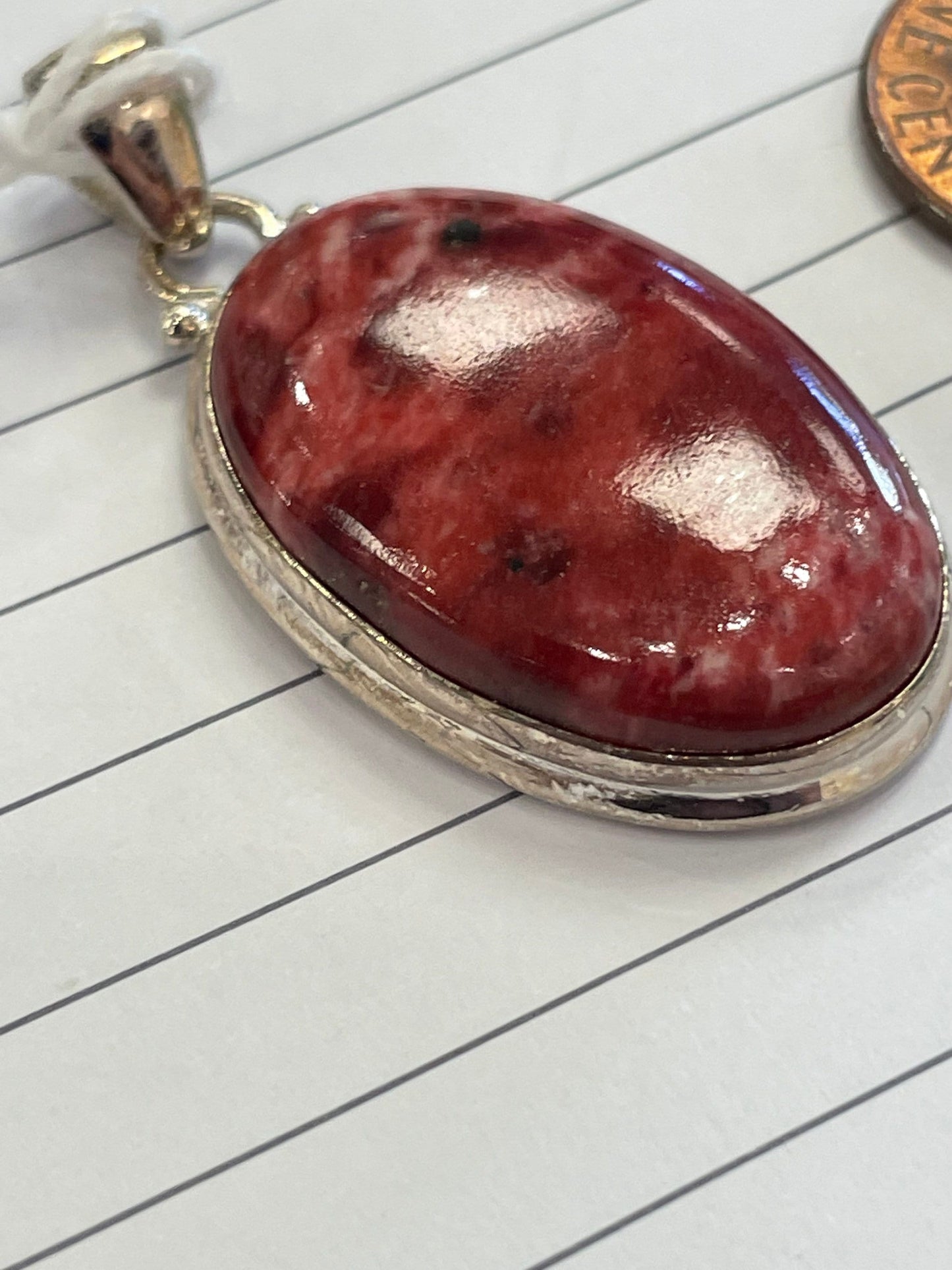 Thulite Pendant