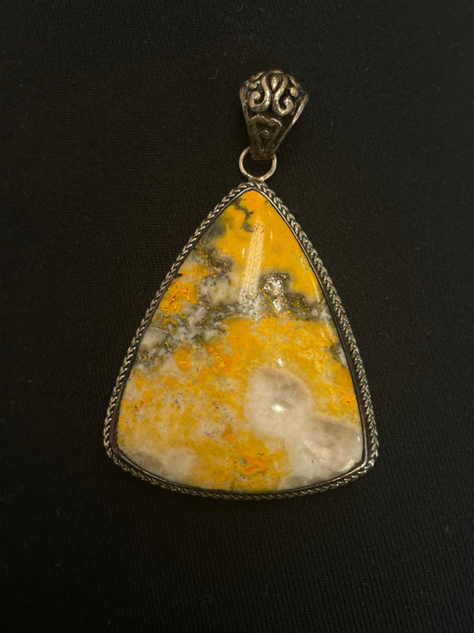 Bumblebee Jasper Pendant