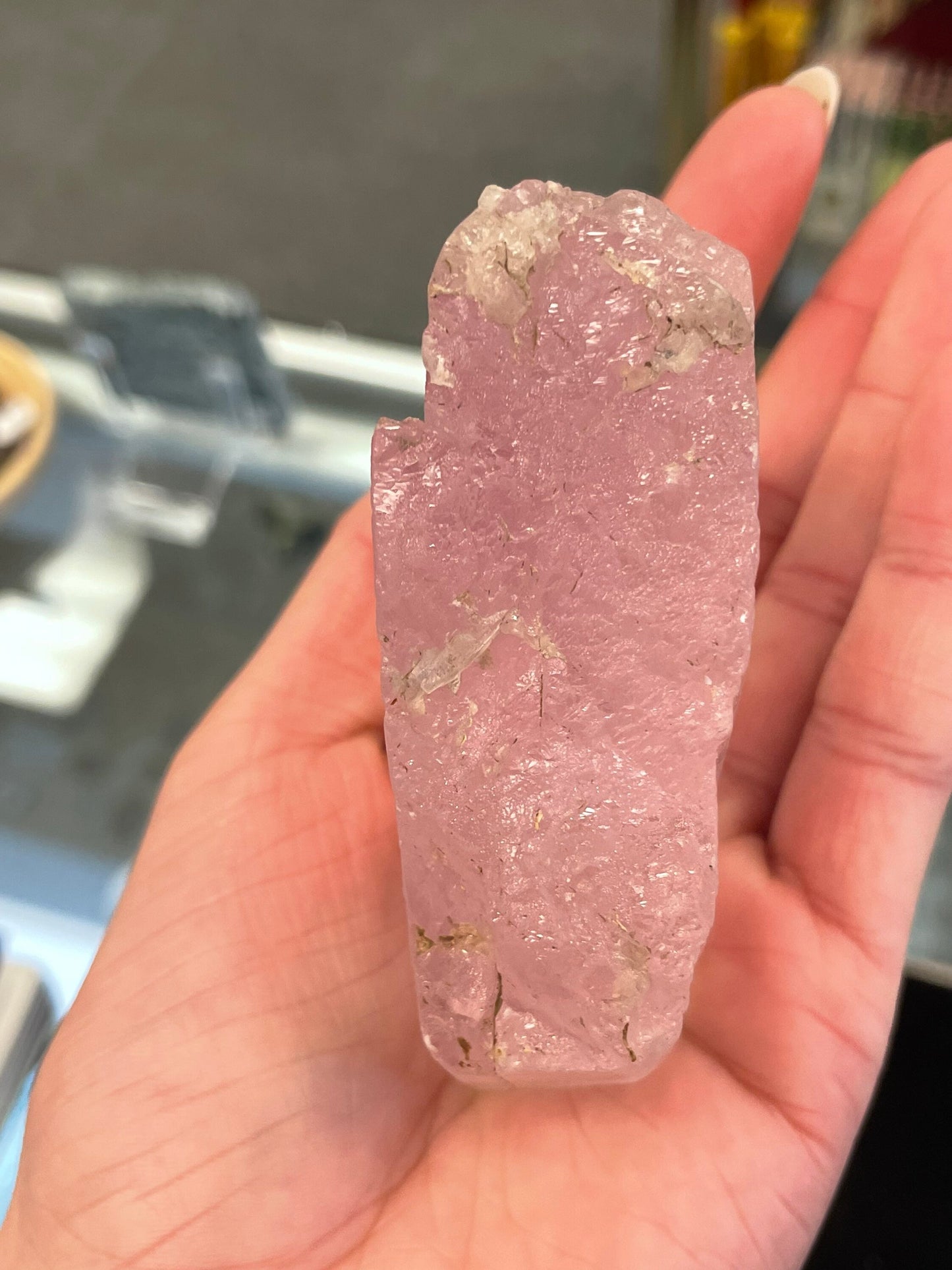 Raw Kunzite Specimen