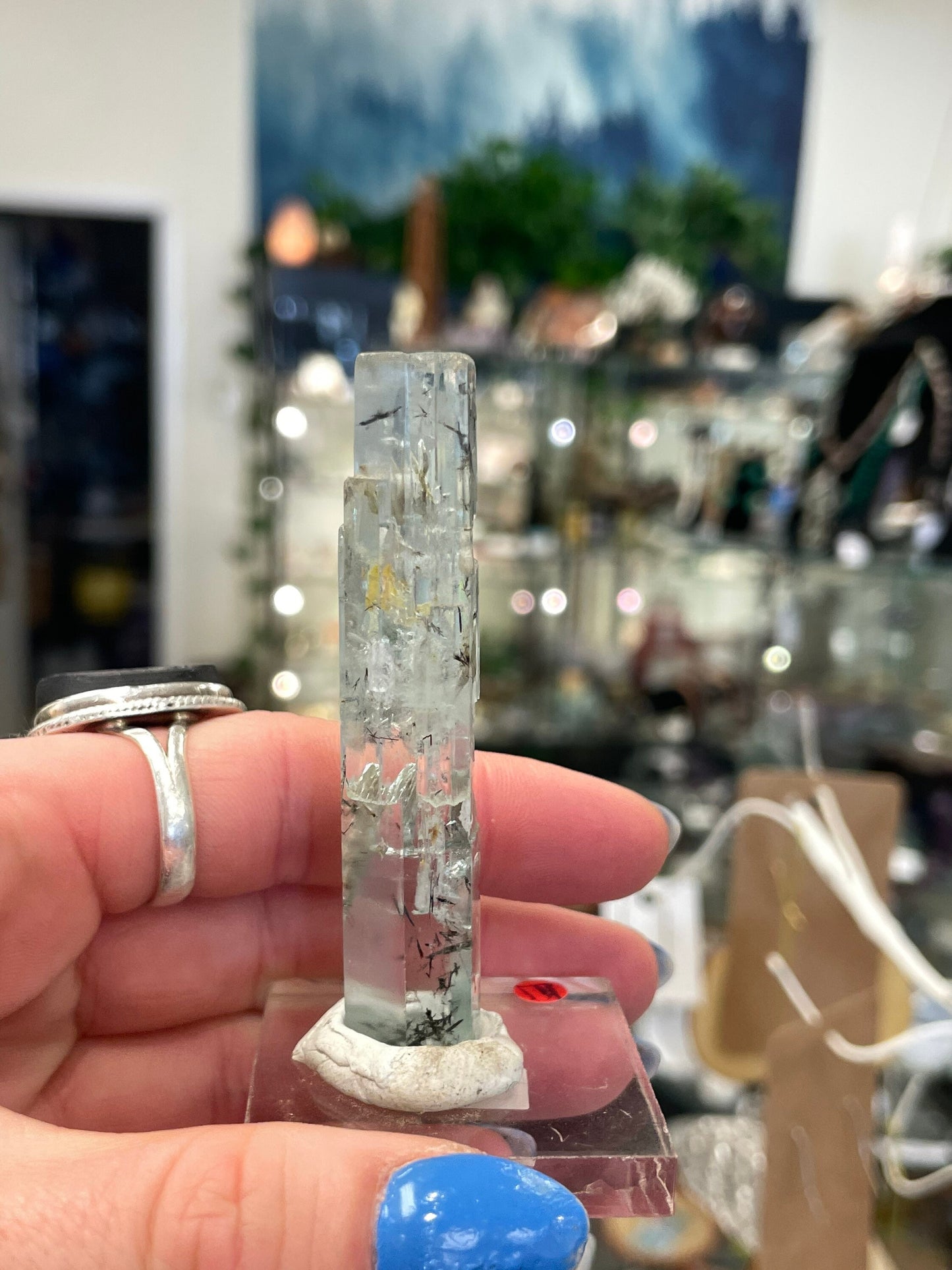 Tourmalated Aquamarine