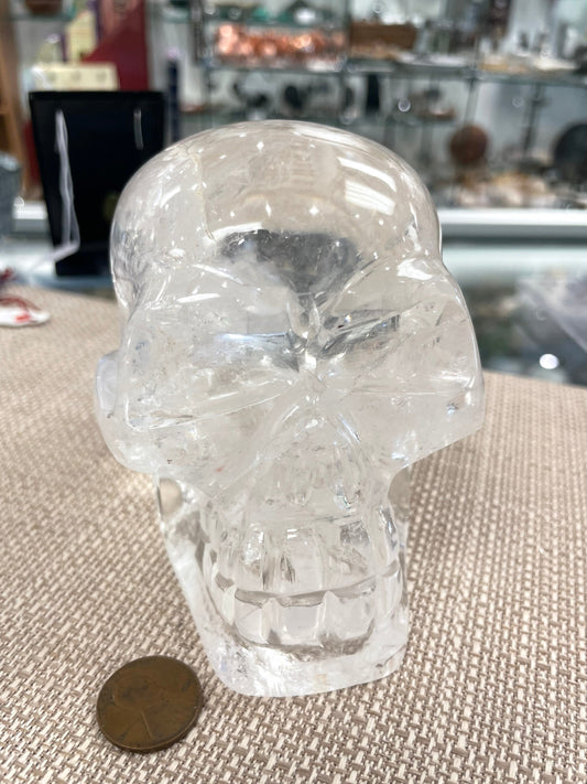 Rainbow Quartz Skull