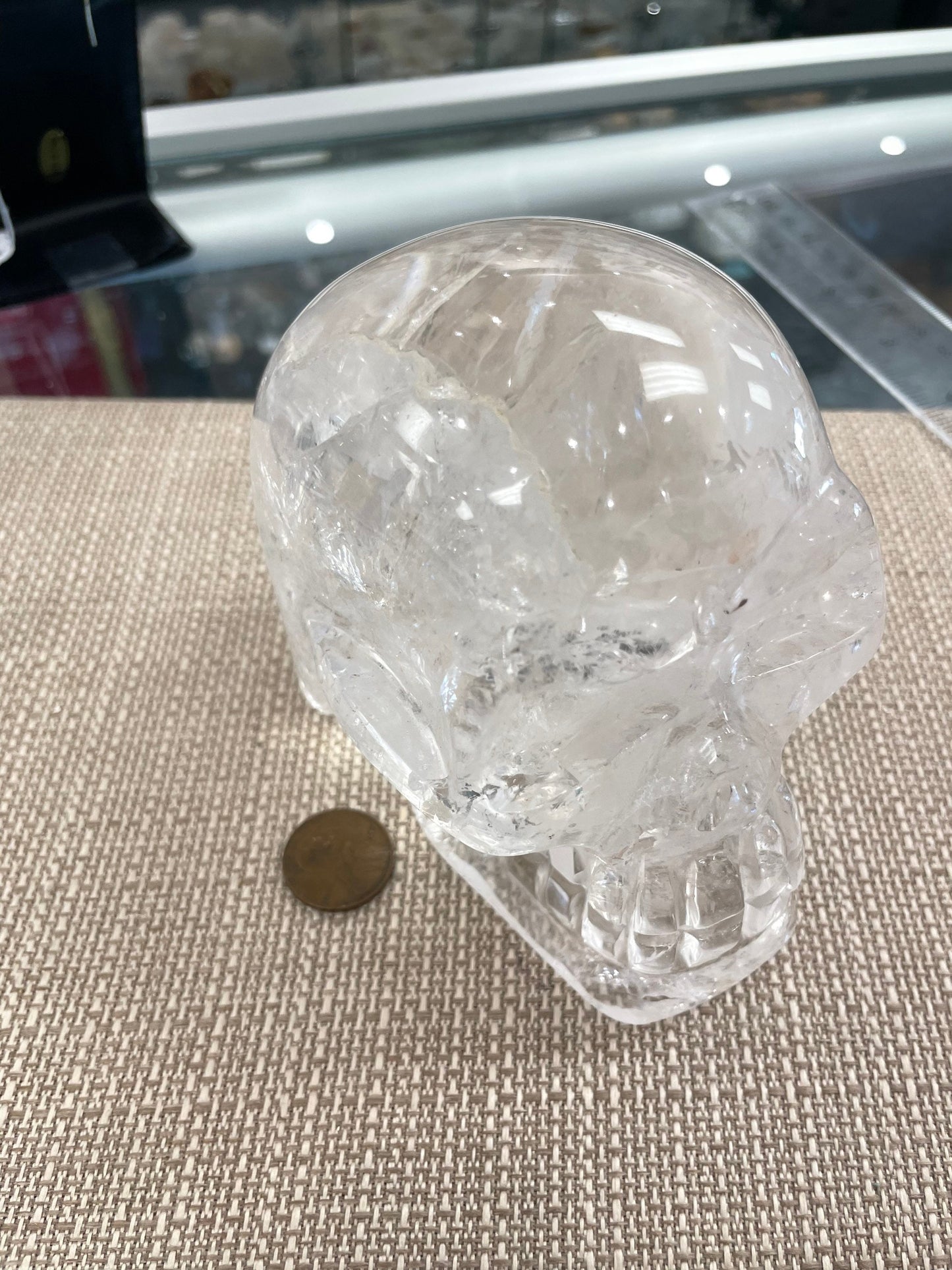 Rainbow Quartz Skull