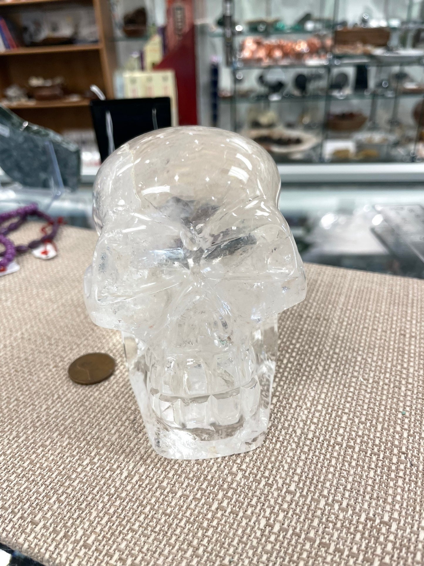 Rainbow Quartz Skull